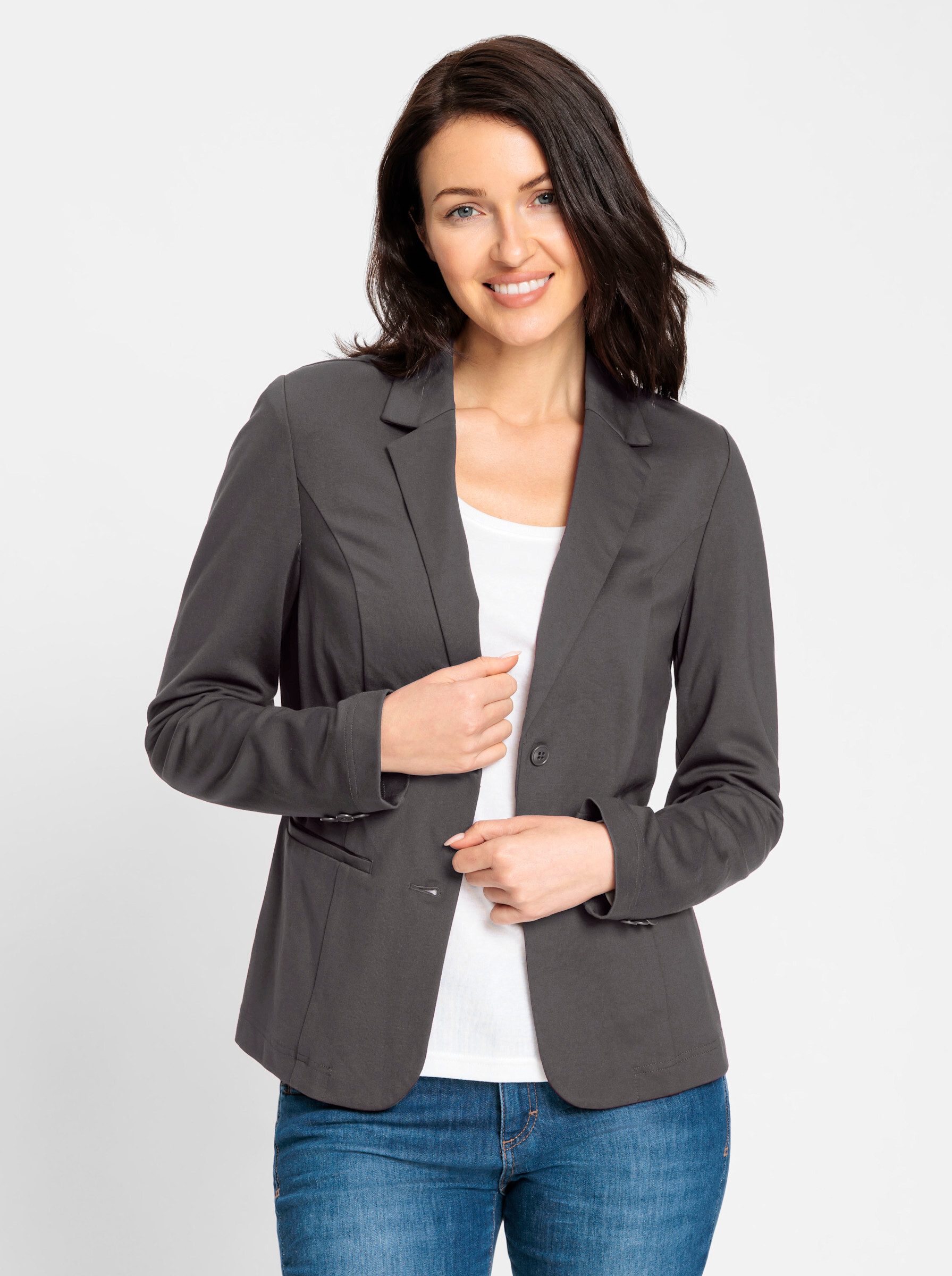 Witt Jerseyblazer Jersey-Blazer Langarm – Bild 2 von 5