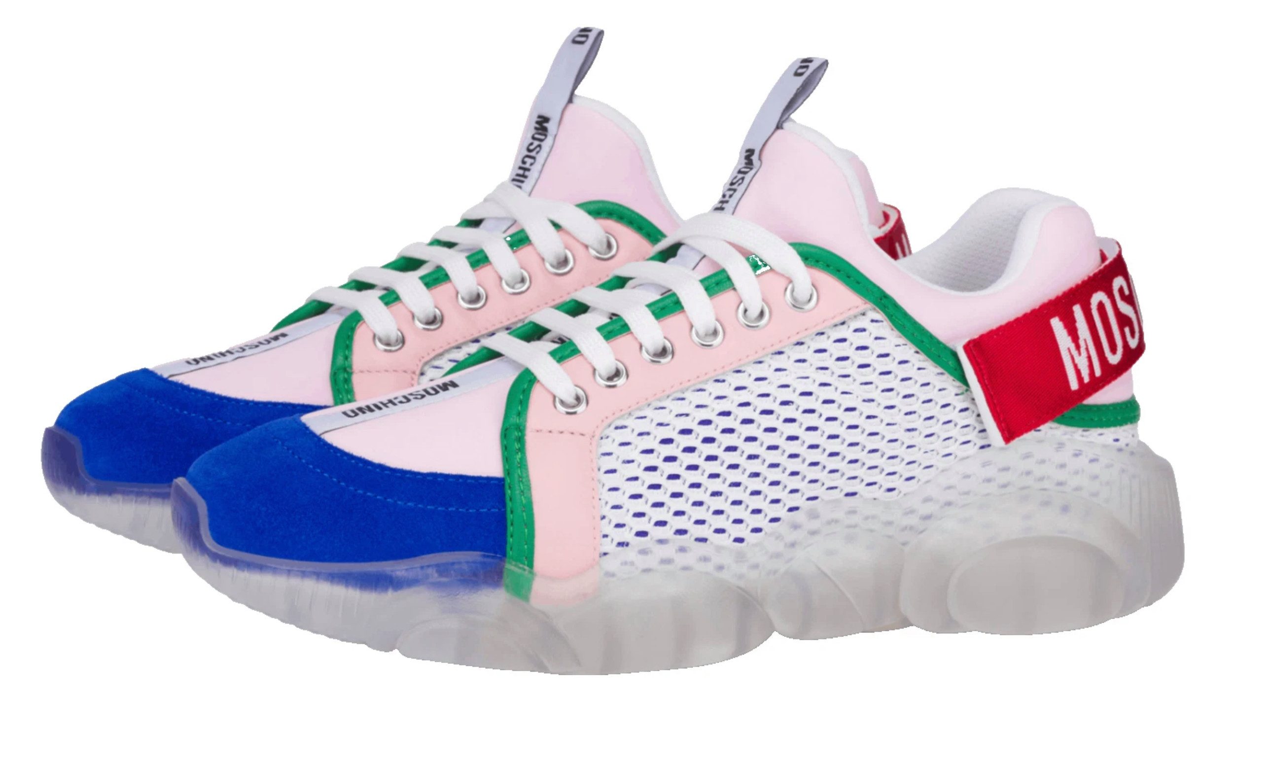 Moschino COUTURE Teddy Bear Sohle Low Обувь Hauptkollektion Кроссовки Ikonische Teddybär-Sohle für Stil und Wiedererkennung