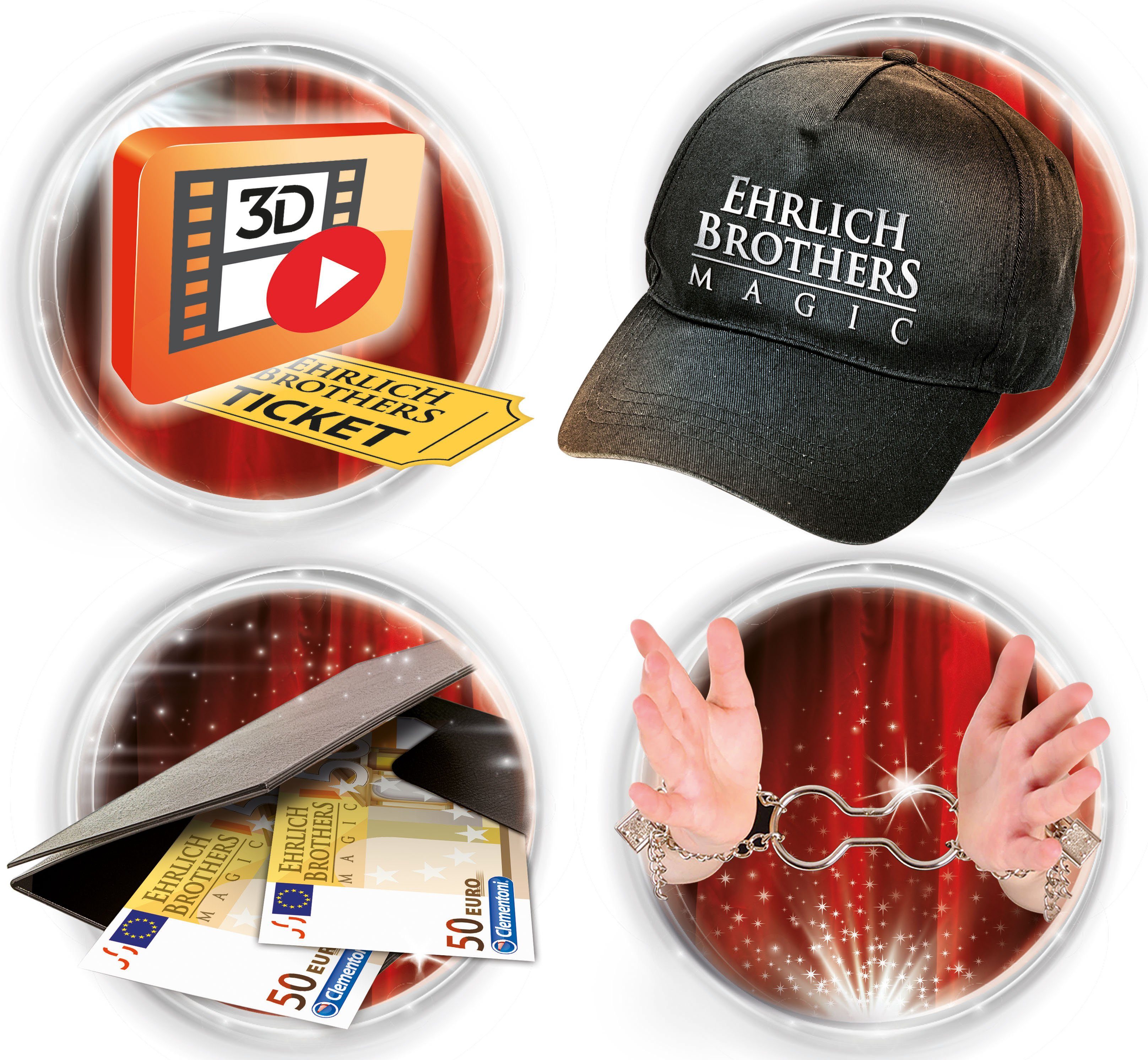 Clementoni® Zauberkasten Ehrlich Brothers, Street Magic