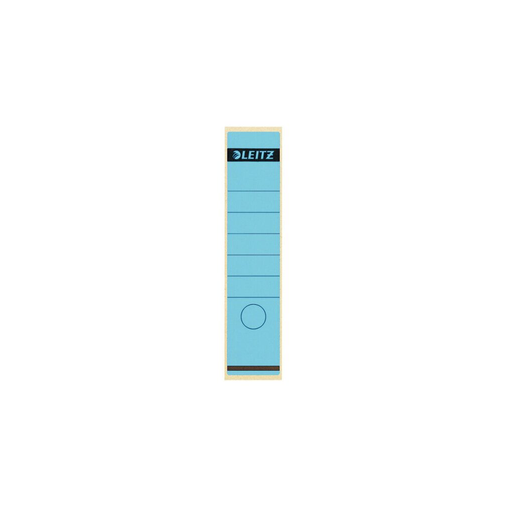 LEITZ Etiketten 100 Ordneretiketten 1640 blau für 8,0 cm Rückenbreite