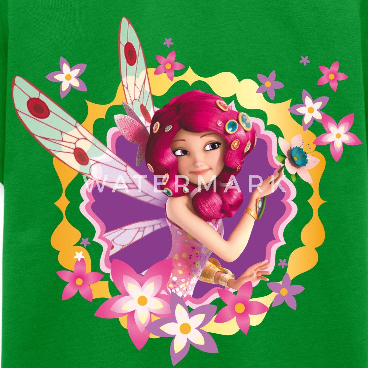 Spreadshirt T-Shirt Mia and Me Blumen Und Die Elfe Mia Kinder Premium T-Shirt (1-tlg)