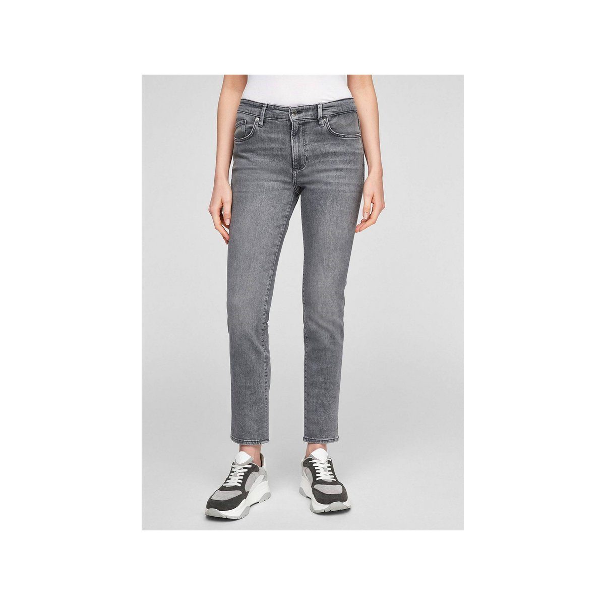 grau regular (1-tlg) s.Oliver Regular-fit-Jeans