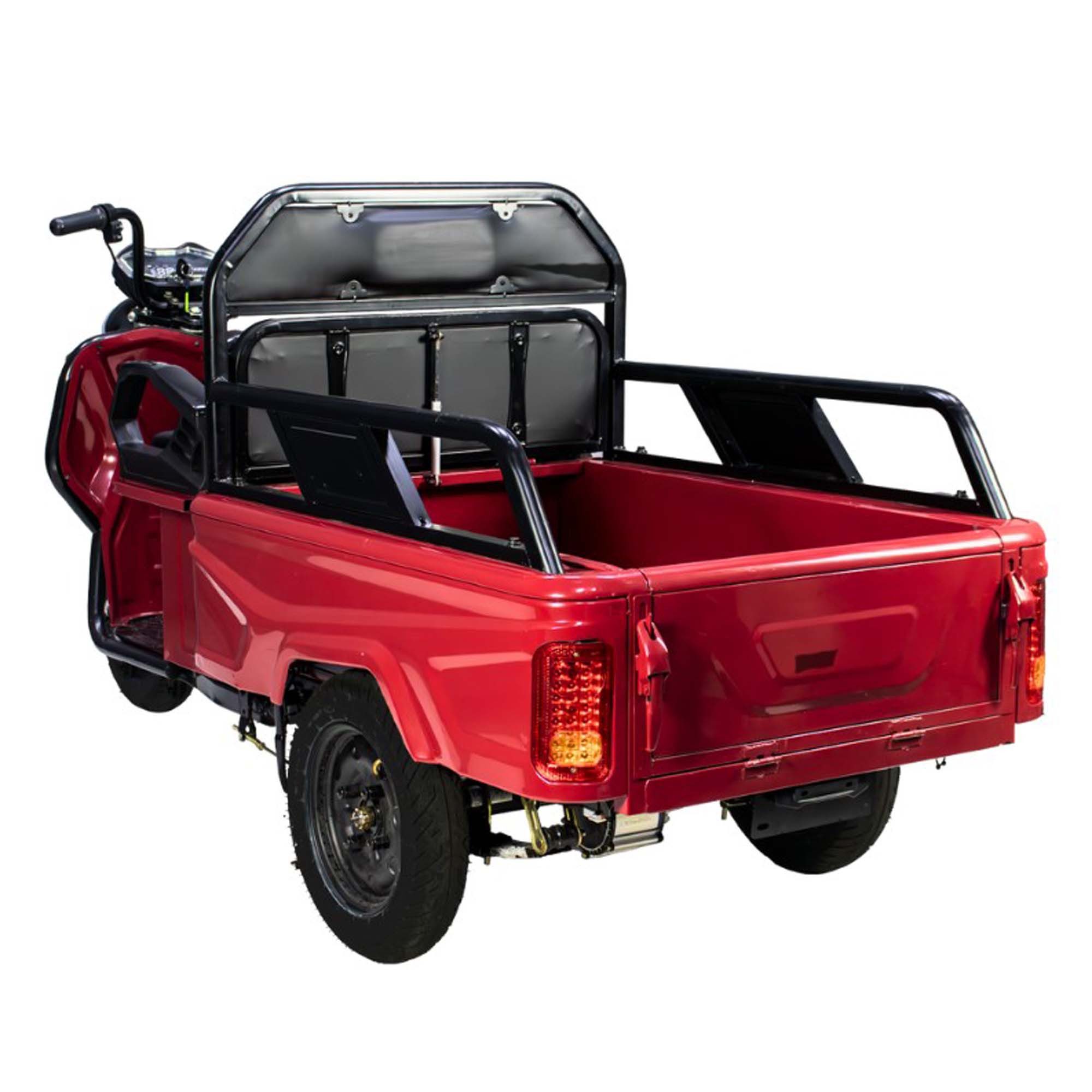 Volta E-Motorroller Volta APT4 Kompakt Lasten-Dreirad Elektro Lastenrad klappbare Pritsche, 1000 W, 25 km/h, Reichweite ca. 40km, Zuladung 215kg, L2e-P mit COC Silber, Rot, Weiß