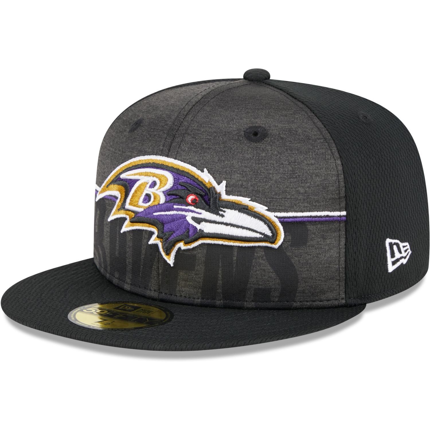 New Era Fitted Cap 59Fifty NFL TRAINING Baltimore Ravens