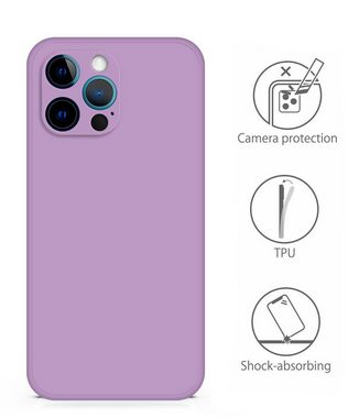 MyGadget Handyhülle Silikon Hülle für Apple iPhone 13 Pro Max, robuste Schutzhülle TPU Case Slim Silikonhülle Back Cover Kratzfest
