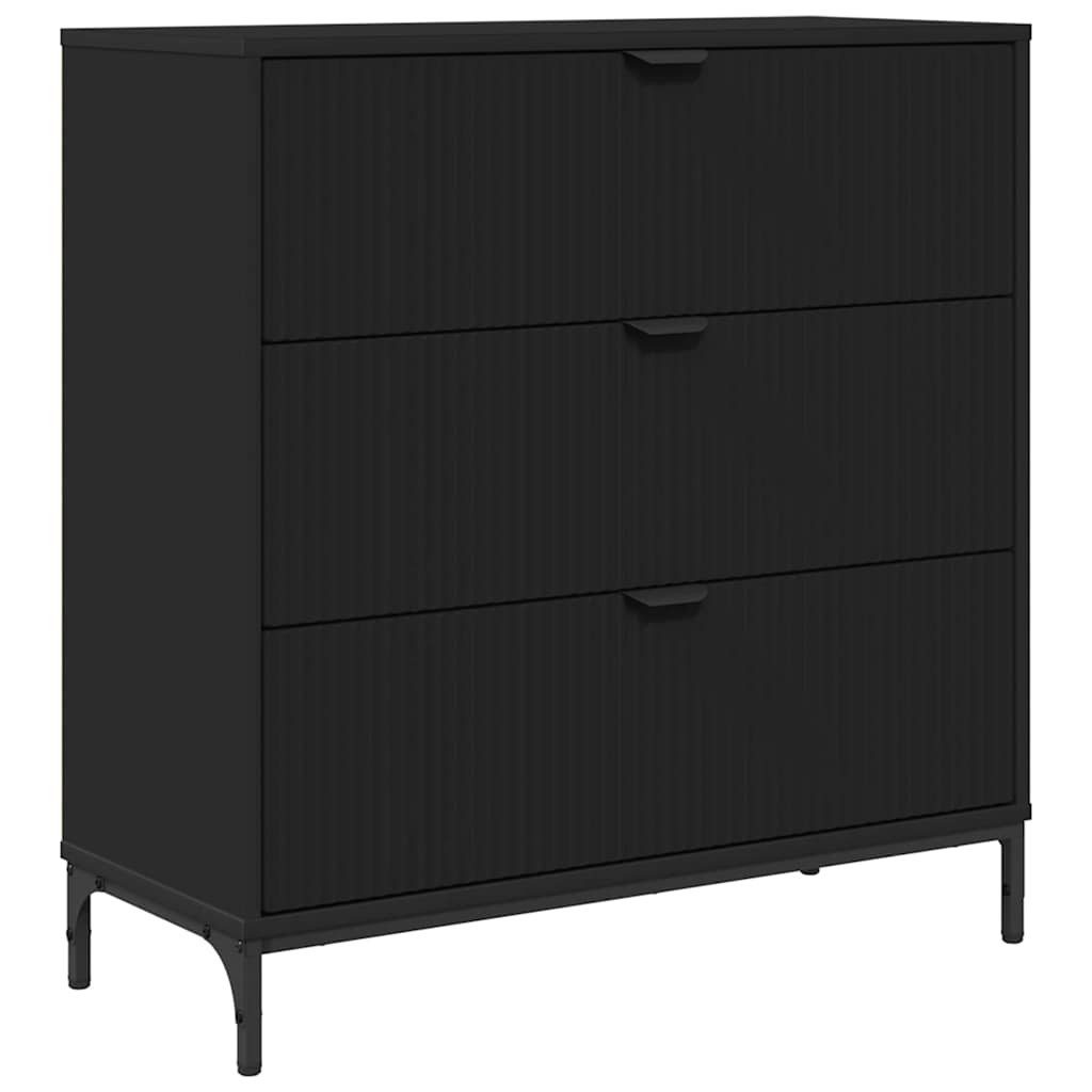 vidaXL Sideboard Sideboard Schwarz 79,5 x günstig online kaufen