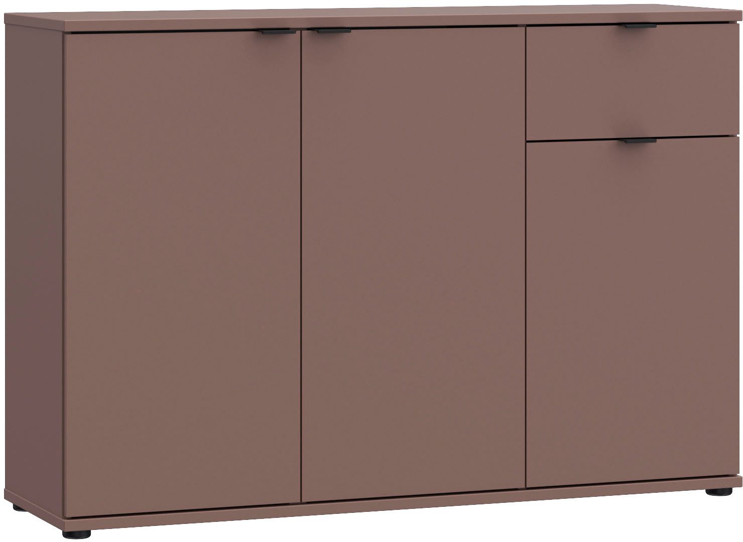 FORTE Sideboard Ganymede, Sideboard, Stauraum, Schublade, Metallgriffe, 4 Dekore, Breite 119,8cm