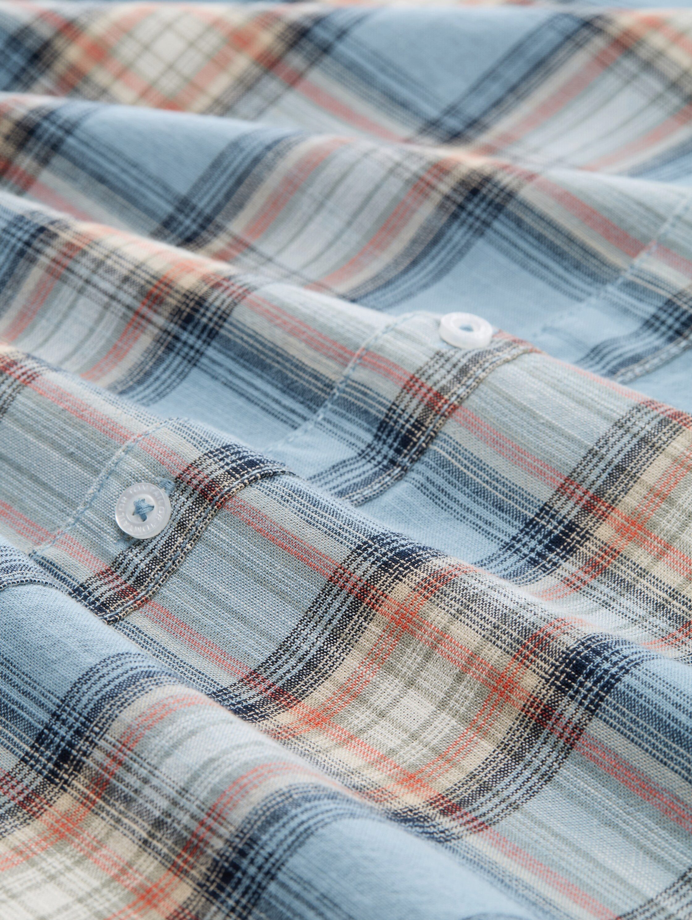 TOM TAILOR Kurzarmhemd mit Karo Muster