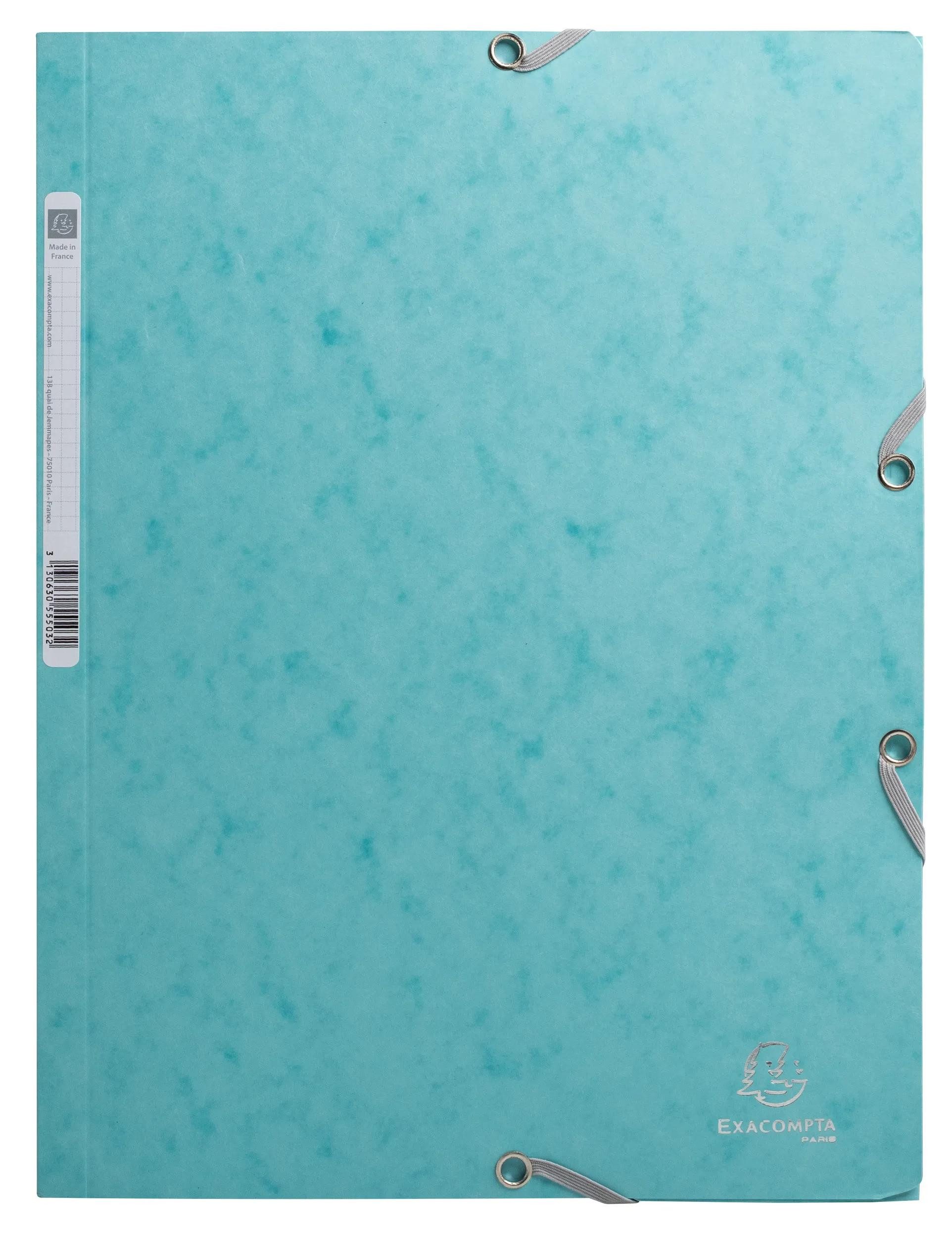 Organisationsmappe 25x Sammelmappe Colorspan 400g, 24x32cm, Skandi - Frostblau - 55273E