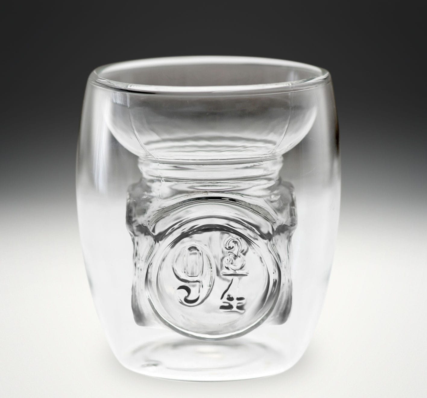 Pyramid International Glas Harry Potter 3D Glas 9 3/4, 1-tlg., Bedrucktes Glas - Offiziell lizenziert