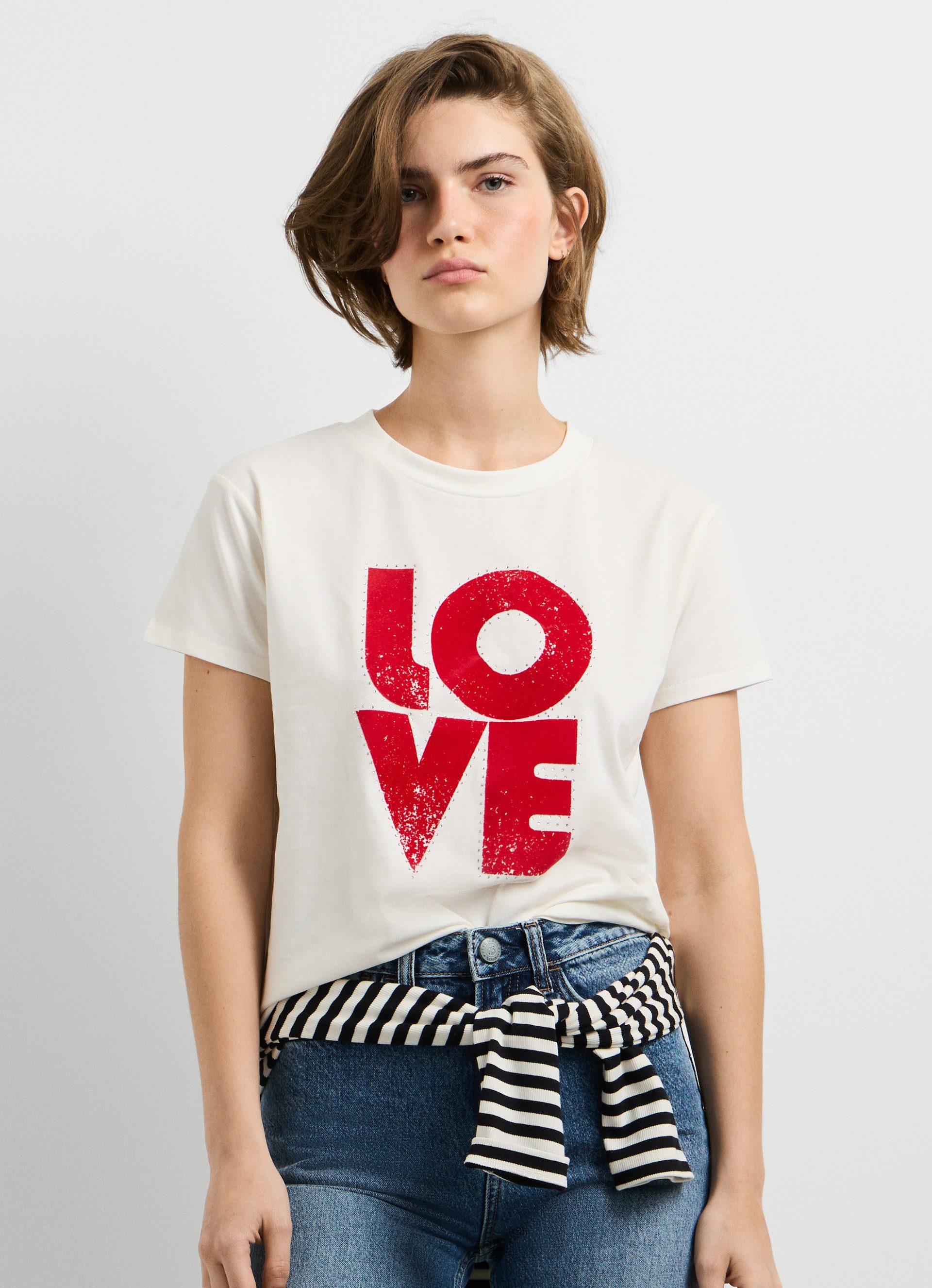Pepe Jeans T-Shirt BEATRISA mit Frontprint, Rundhals