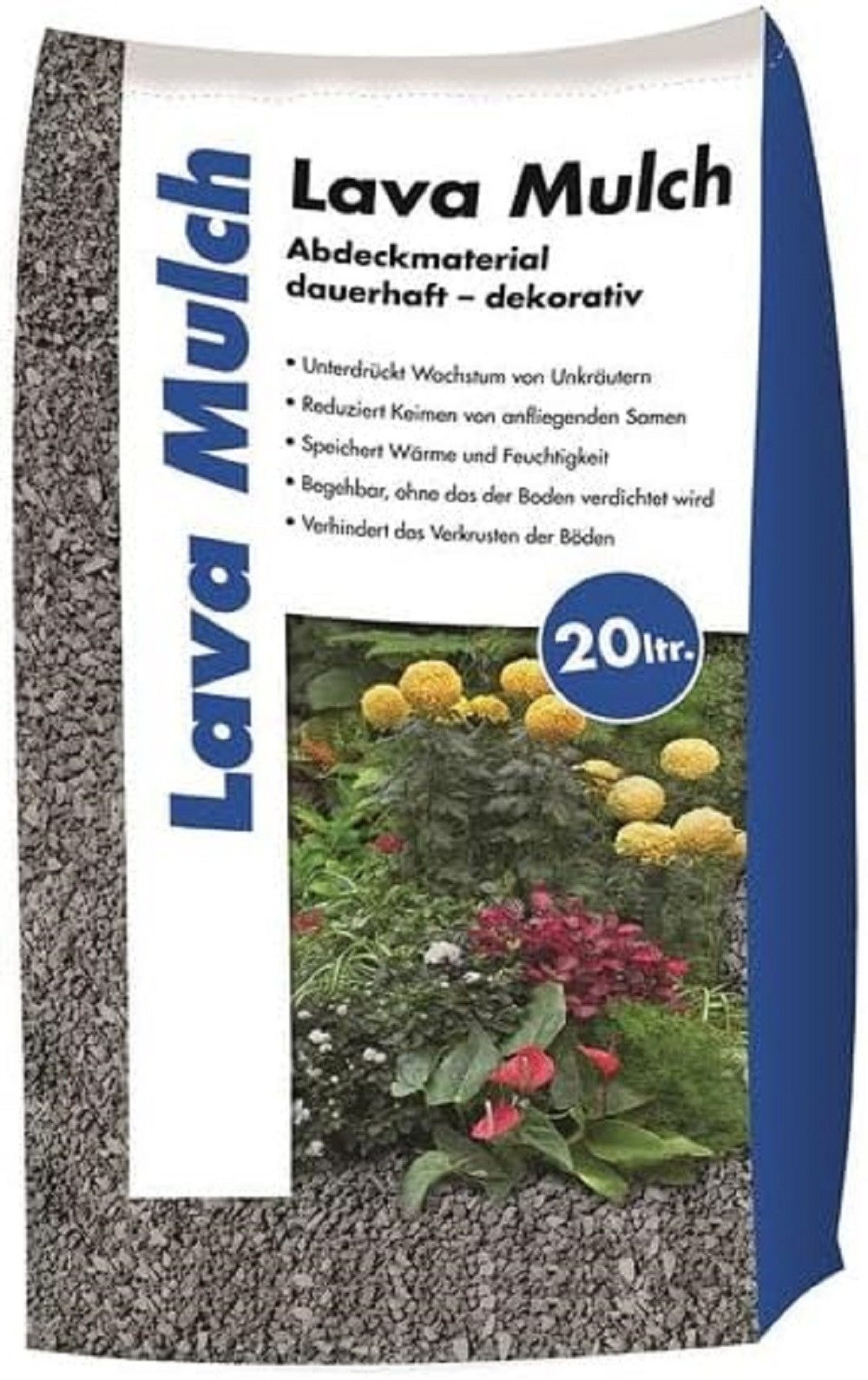 Hamann Mercatus GmbH Lavasteine Hamann Mercatus Lavamulch anthrazit 16-32 mm 20 L