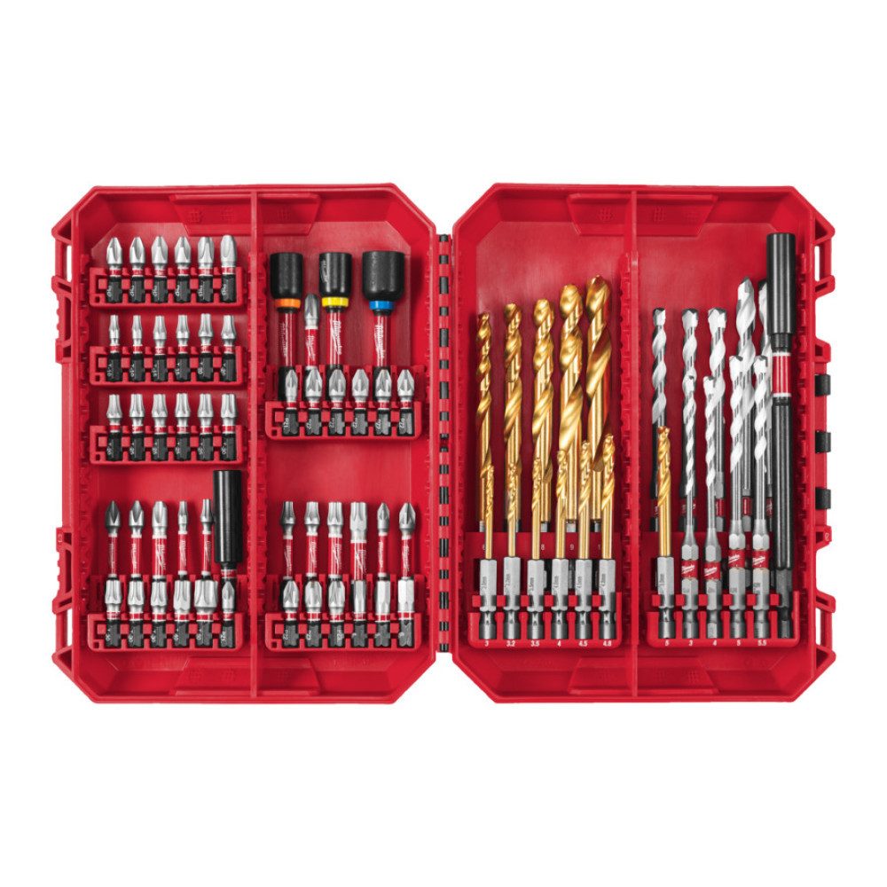 Milwaukee Bohrer- und Bit-Set Milwaukee Bohr- und Bit-Set 74-teilig für Schlagbohrmaschinen
