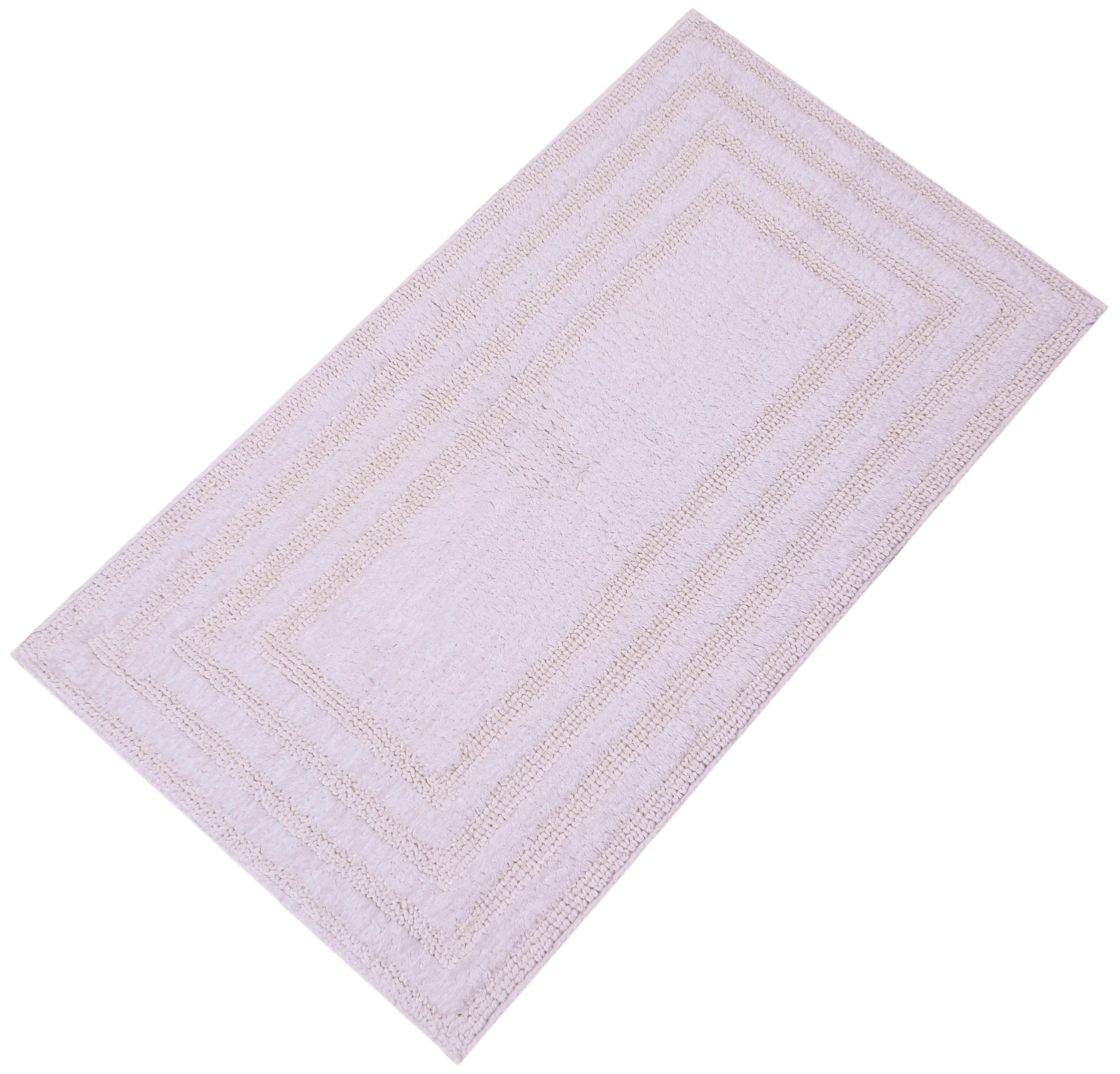 my home Badematte Inga, Rahmen, Badvorleger, Badezimmer Teppich, Höhe 18 mm günstig online kaufen