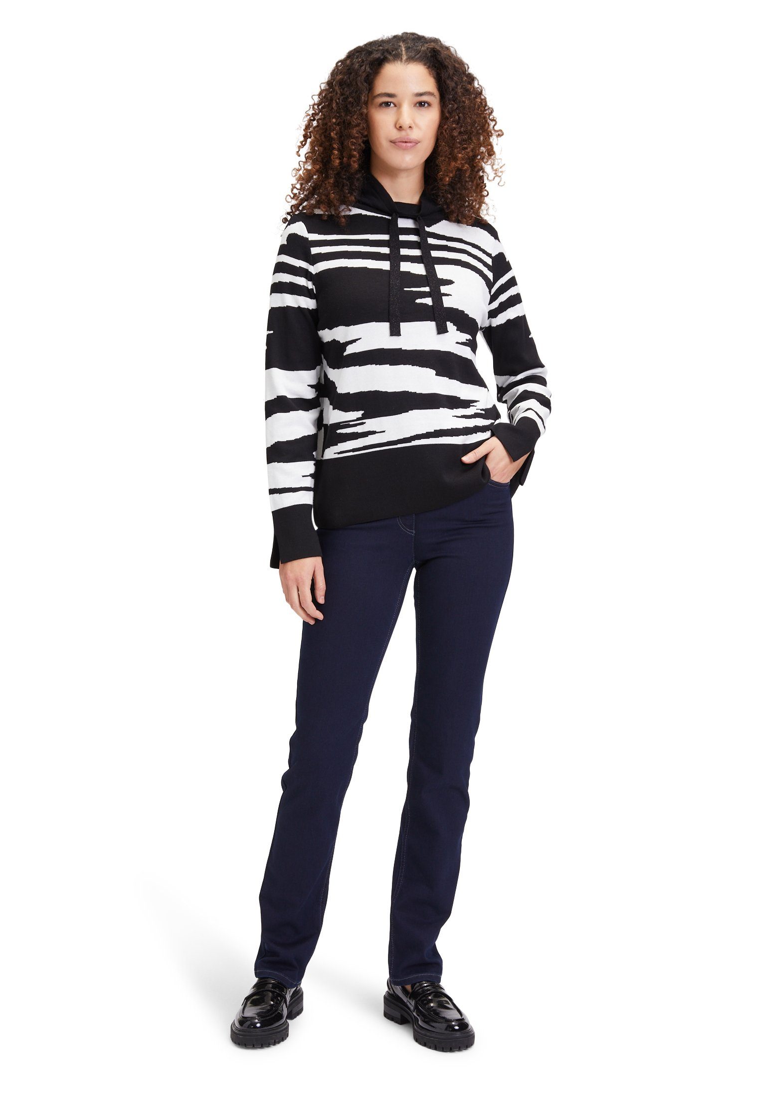 Barclay Kragen (1-tlg) mit hohem Strickpullover Bindeband Betty