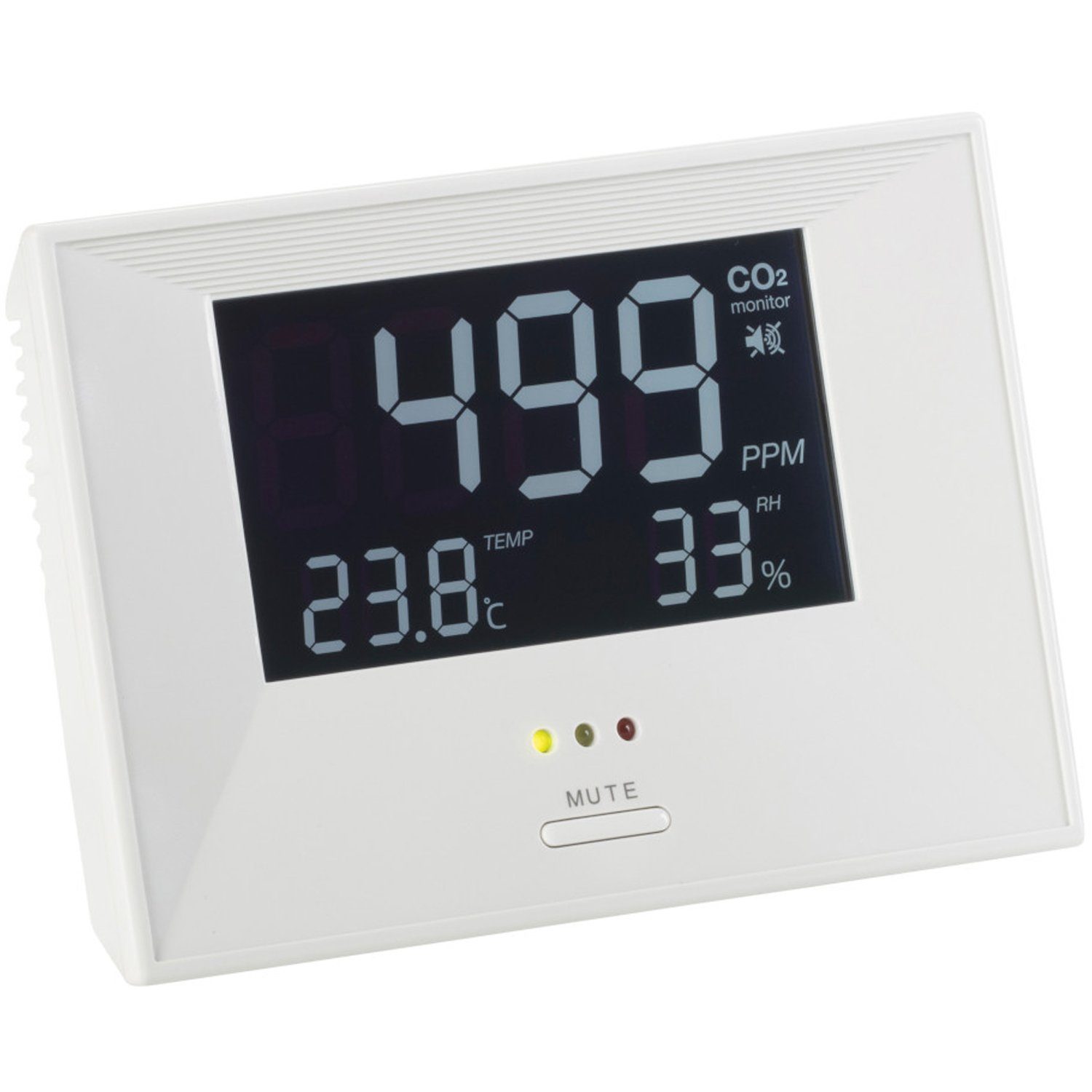 TFA Dostmann Feuchtigkeitsmesser Aircontrol Life CO2-Monitor CO2 Ampel CO2 Warner TFA 31.5003 Hygrometer Thermometer