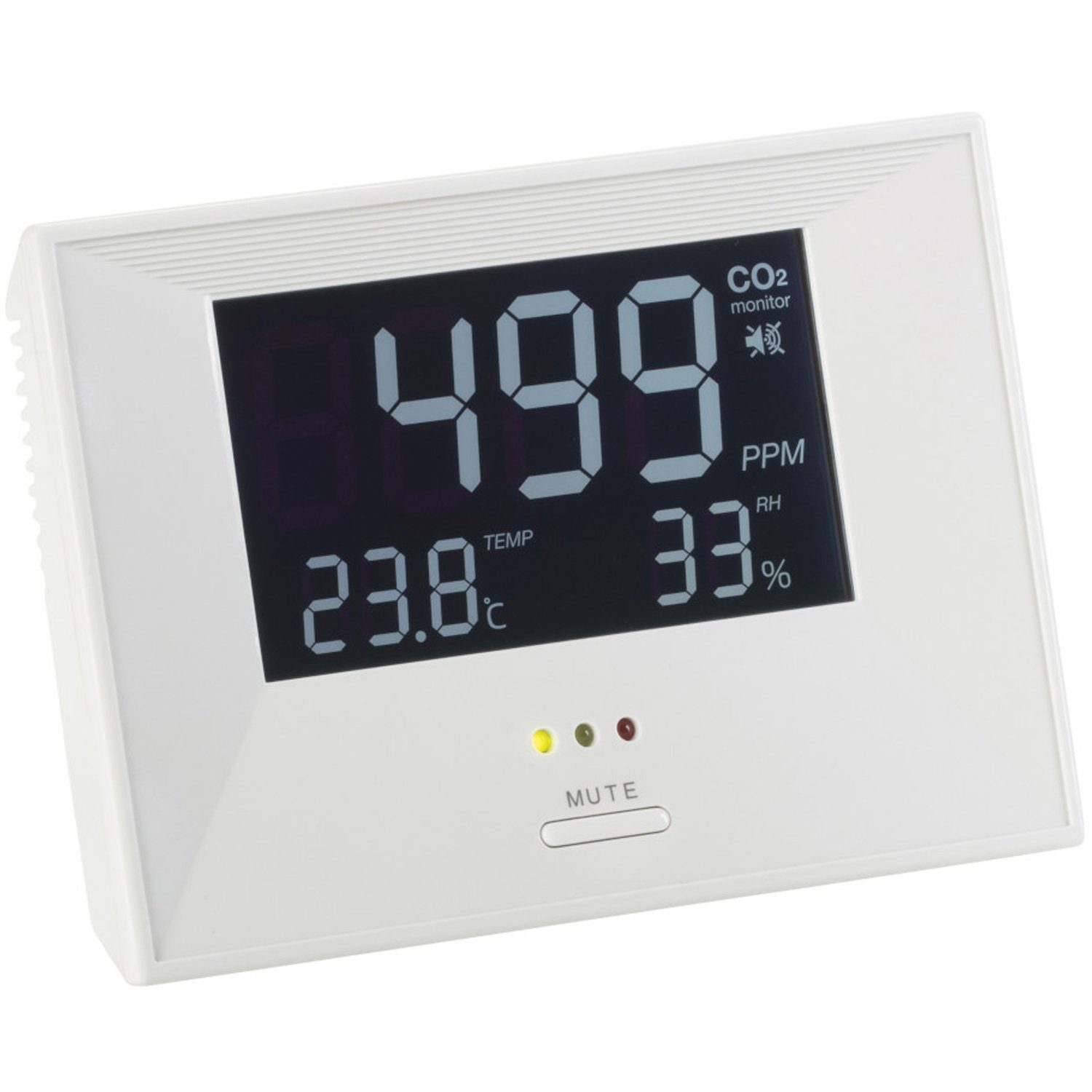 TFA Dostmann Feuchtigkeitsmesser Aircontrol Life CO2-Monitor Ampel Warner TFA 31.5003 Hygro-Thermometer