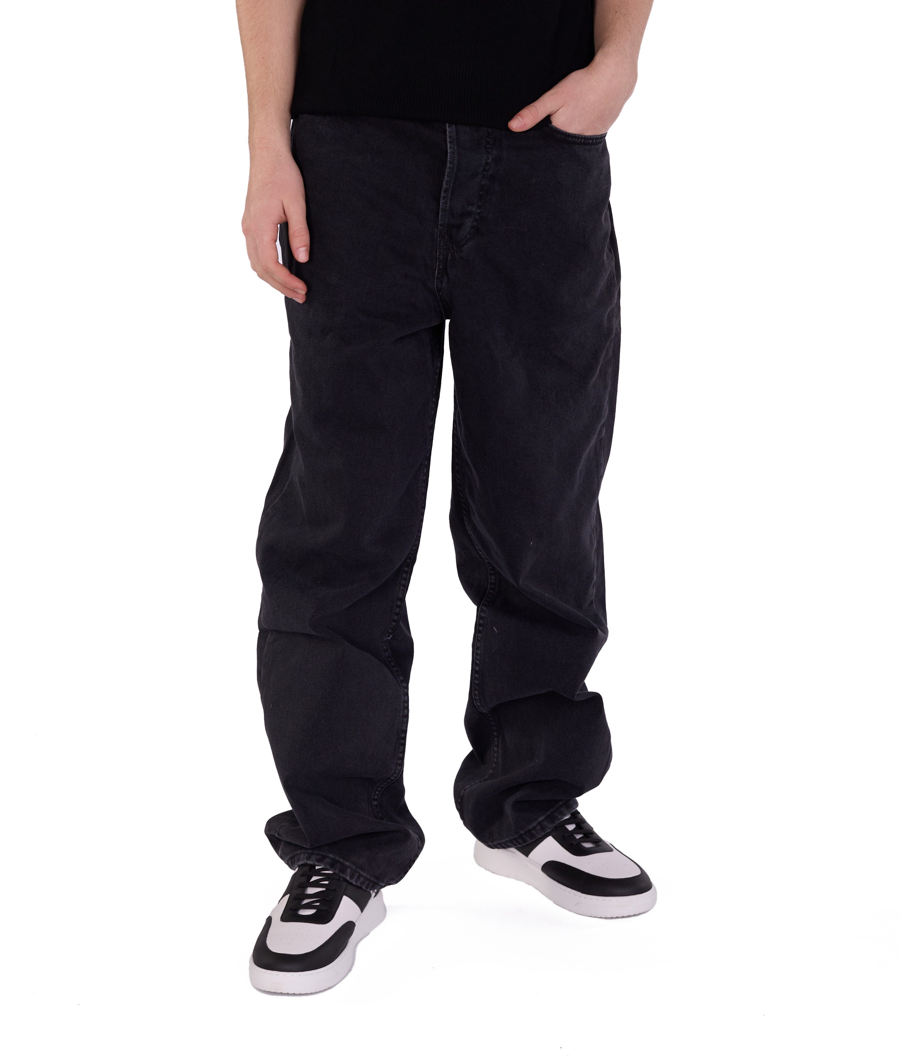 Denim Distriqt Loose-fit-Jeans Basic Baggy Herren günstig online kaufen