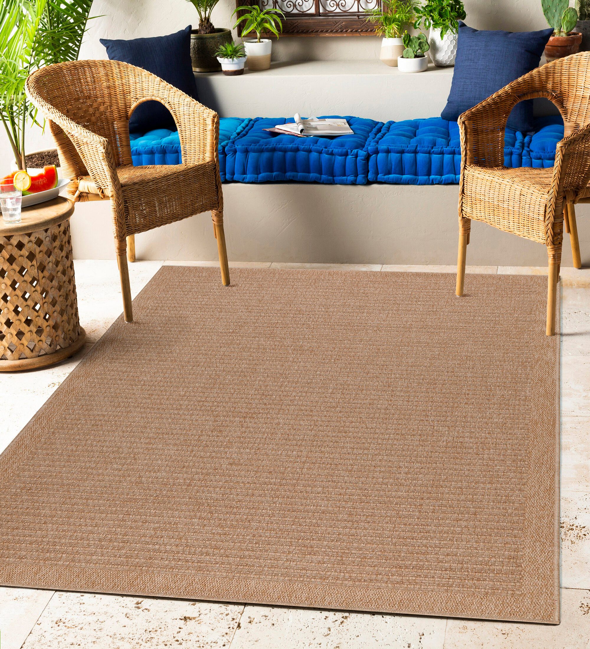 Carpettex Outdoorteppich Vintage Design, Läufer, Höhe: günstig online kaufen