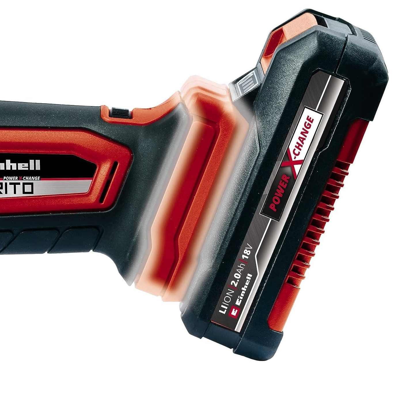 Einhell Akku-Multifunktionswerkzeug Multifunktionswerkzeug TC-MG 18 Li 18V Akku 2.5 Ah Ladegerät + Koffer – Bild 4 von 5