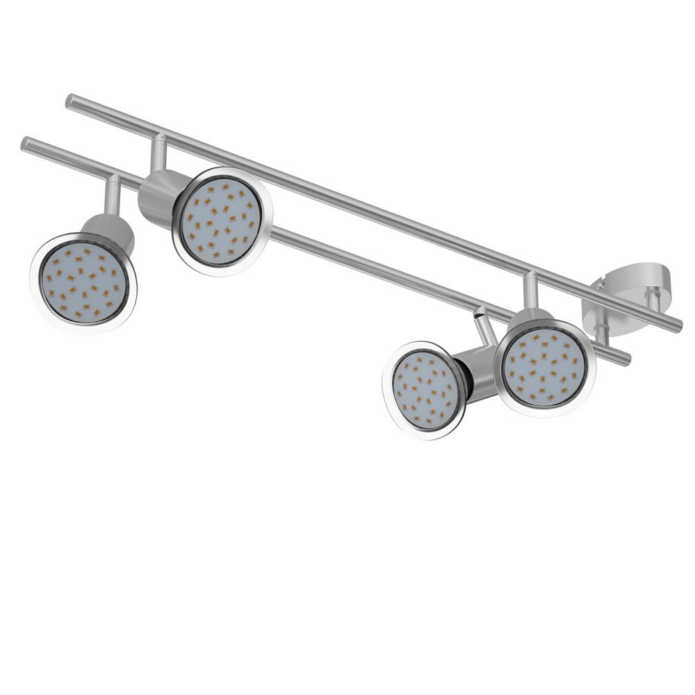 monzana Deckenleuchte Amaryllis, 4 Flammig, LED Deckenstrahler Spot Lampe 4 flammig 12W schwenkbar inklusive GU10