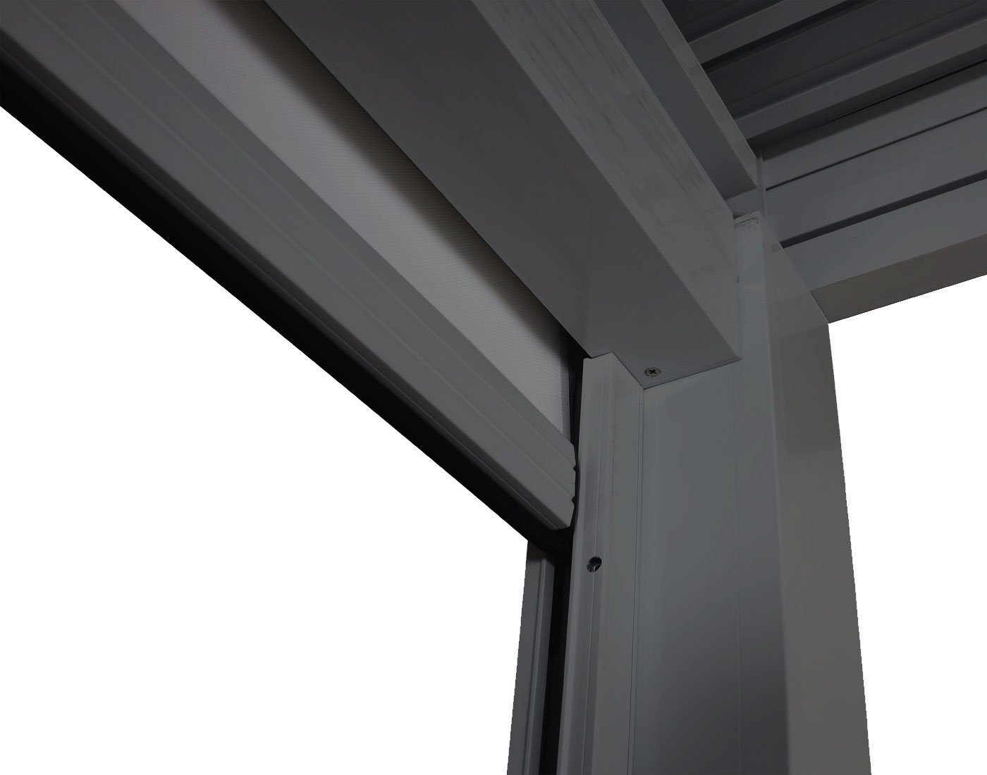 MCW Pergola Terassenvordach 6x3m Lamellendach Pergola Terassenüberdachung Alu, (7-tlg)