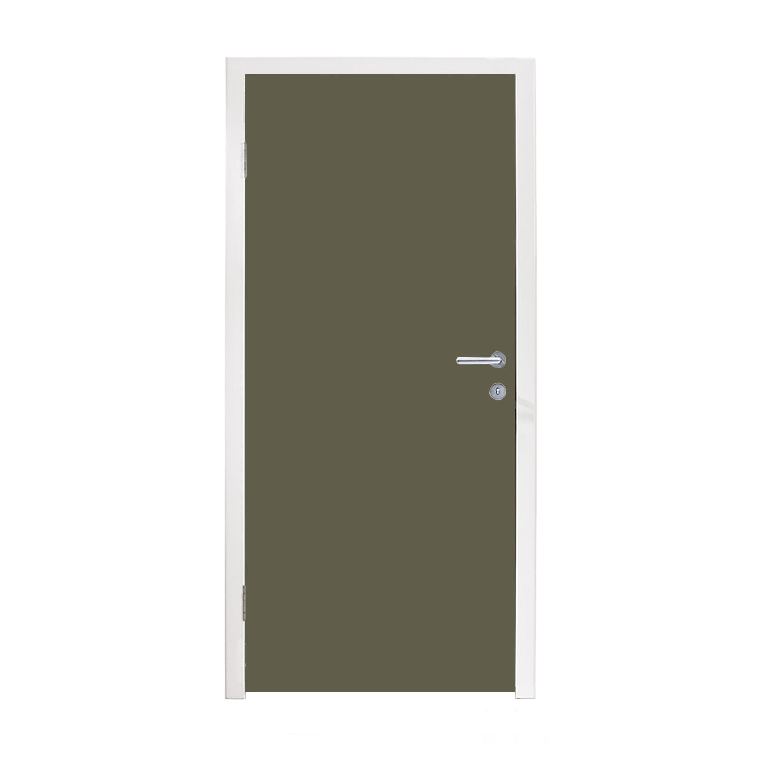 MuchoWow Türtapete Grau - Warm - Herbst, Matt, bedruckt, (1 St), Fototapete für Tür, Türaufkleber, 75x205 cm