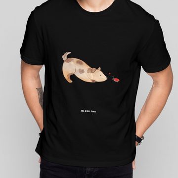 Mr. & Mrs. Panda T-Shirt Hund Marienkäfer - Schwarz - Geschenk, Tshirt, Mischling, Sprüche, Hu (1-tlg)