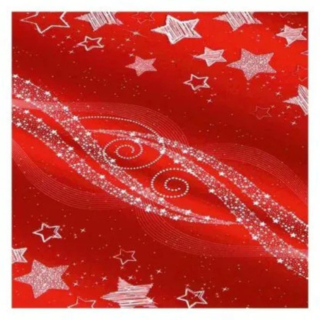 Sigel Geschenkpapier Geschenkpapier Sigel GP113, Fairy Lights, (1St), Weihnachtsgeschenkpapier auf Rolle für müheloses Verpacken