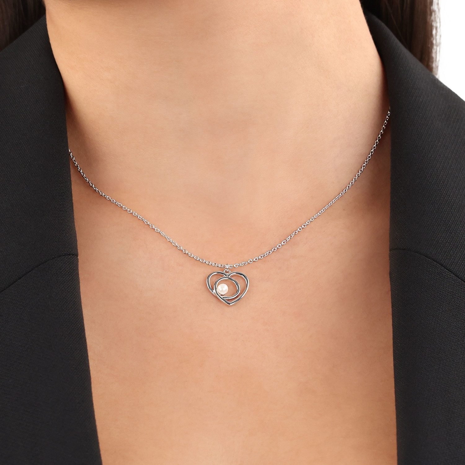 s.Oliver Silberkette für Damen, 925 Ste...