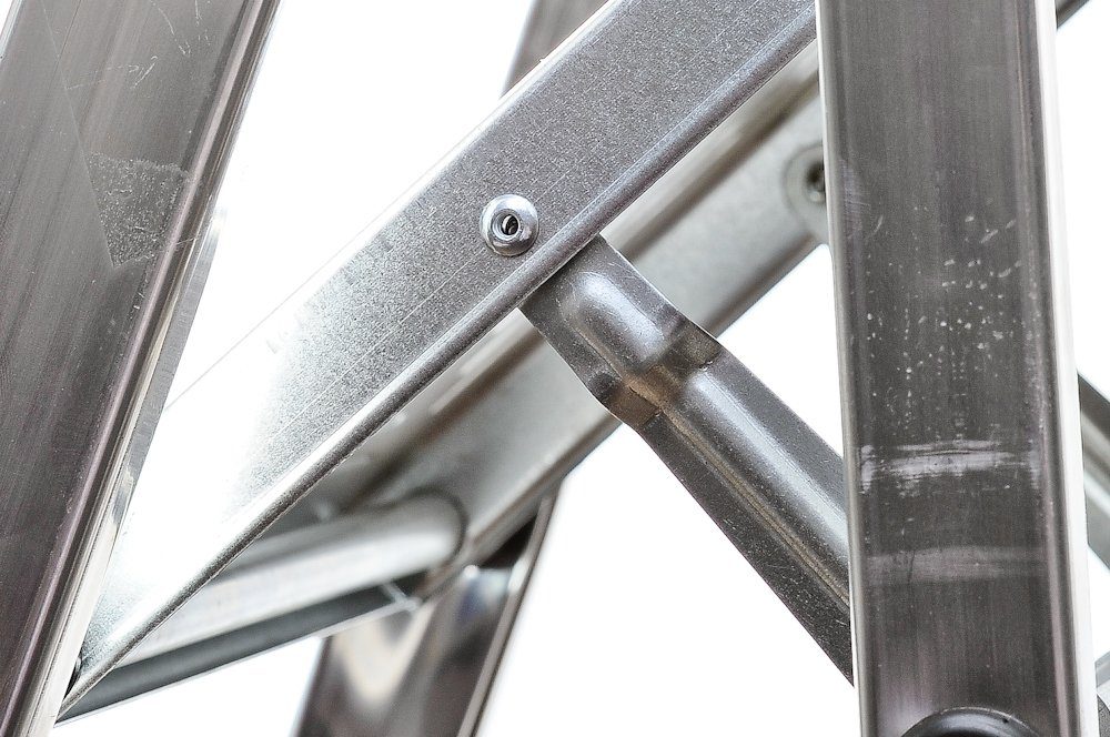 VaGo-Tools Multi-Purpose Ladder Household Ladder Folding Ladder 3 Steps (Piece)