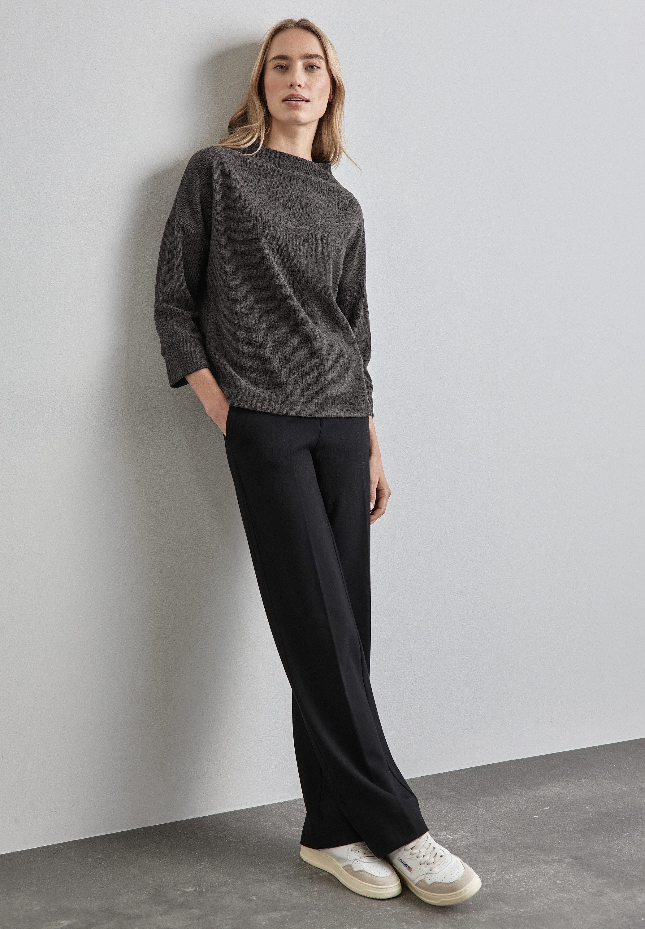 STREET ONE 3/4-Arm-Shirt mit Struktur