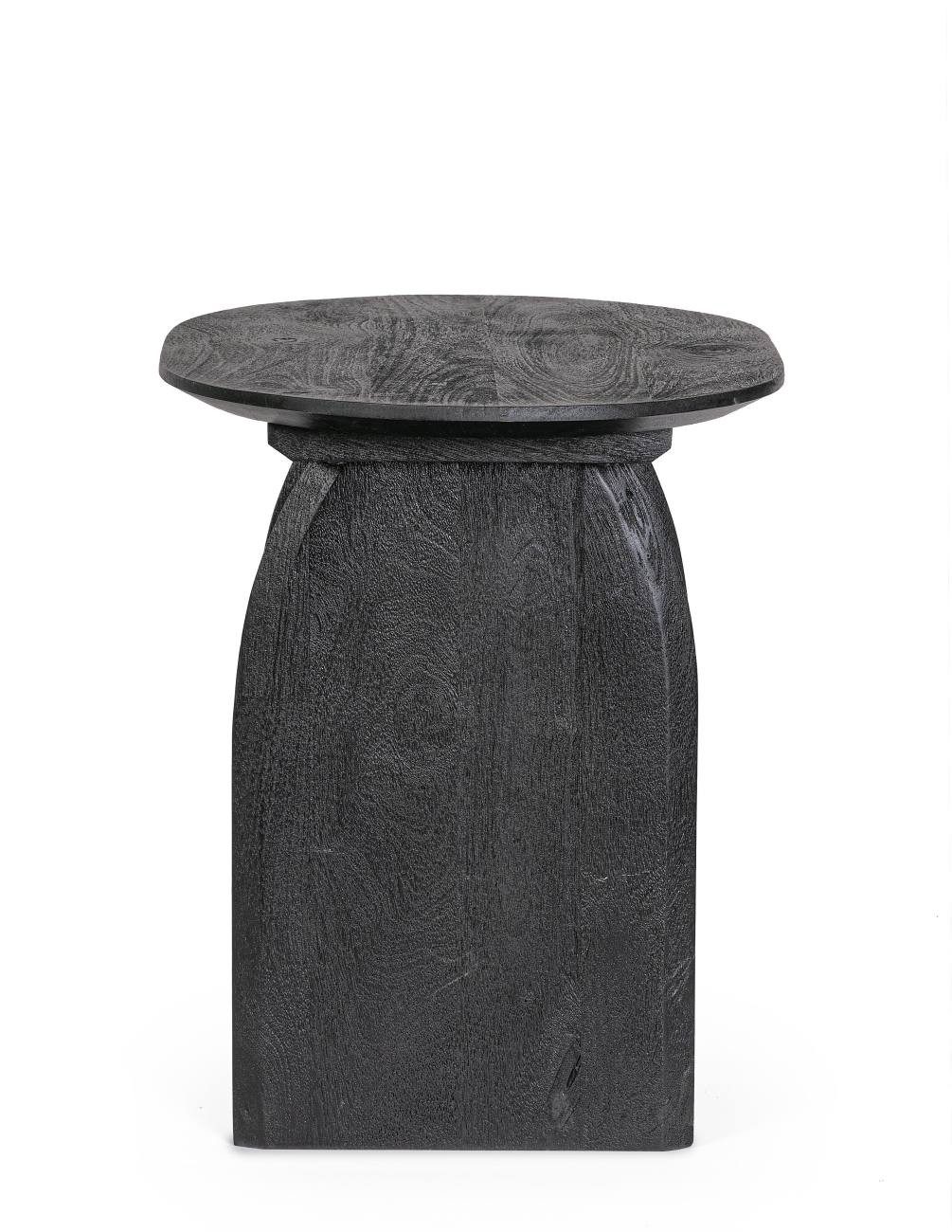 Feeling4Home Beistelltisch Monterry aus Mangoholz, Schwarz