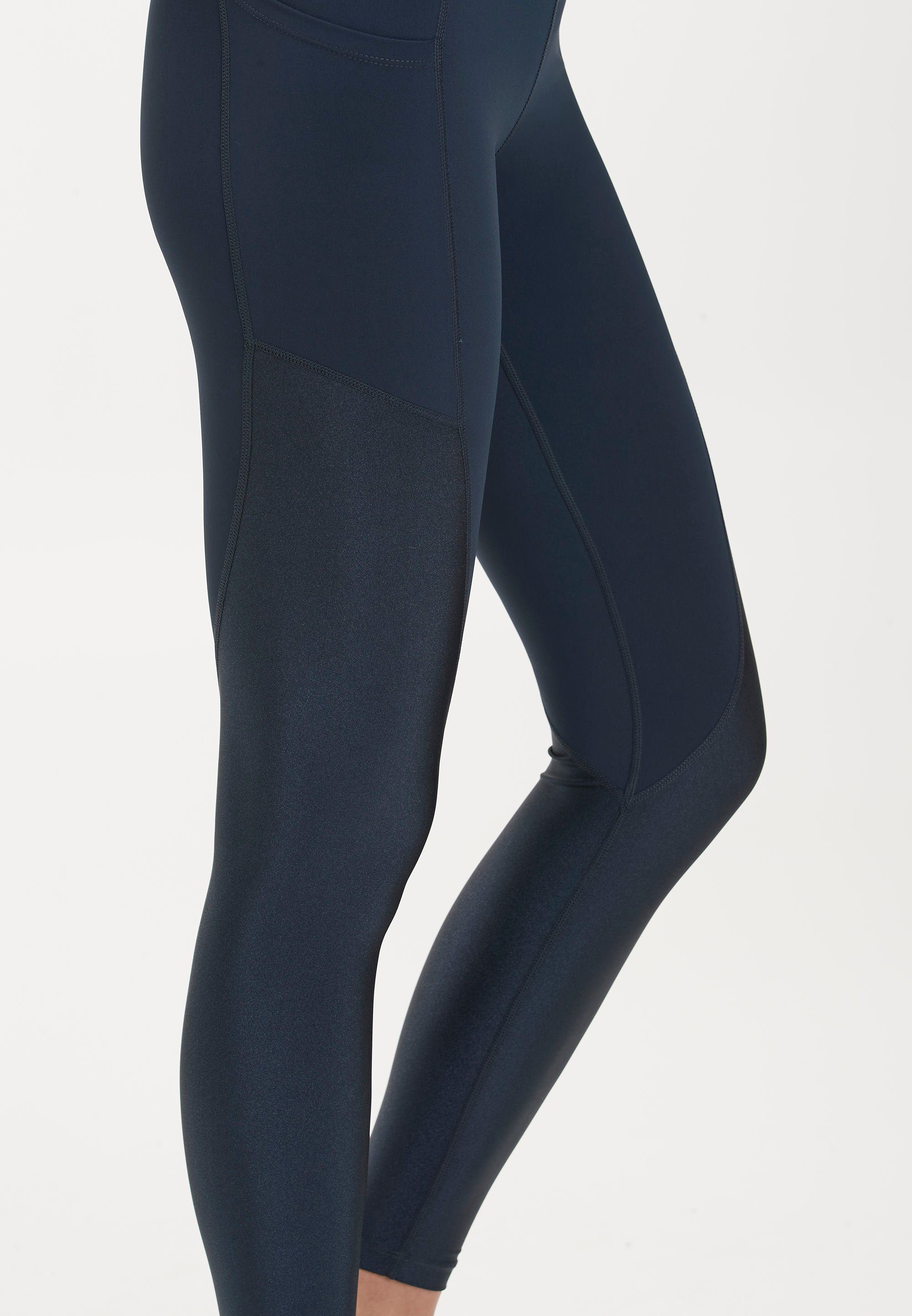 ENDURANCE Funktionstights YURRY W Tights bester -und Fitnessausstattung dunkelblau Lauf W mit Pockets