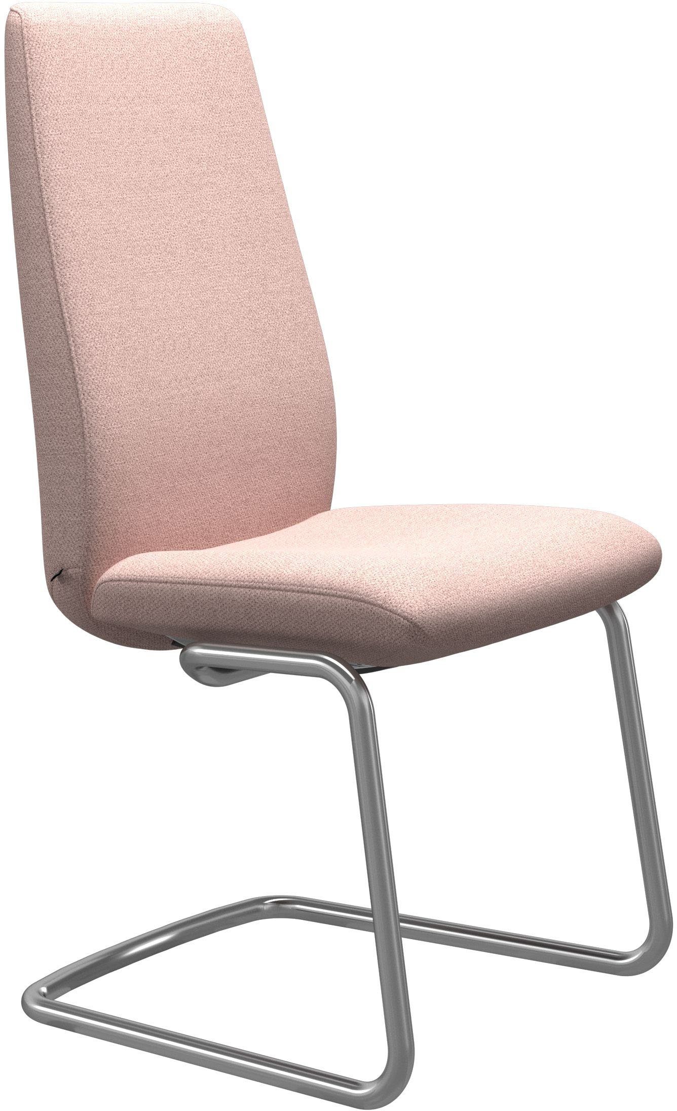 High matt Schwarz Beinen L, mit Stressless® Stahl Back, Polsterstuhl Laurel, aus Größe in