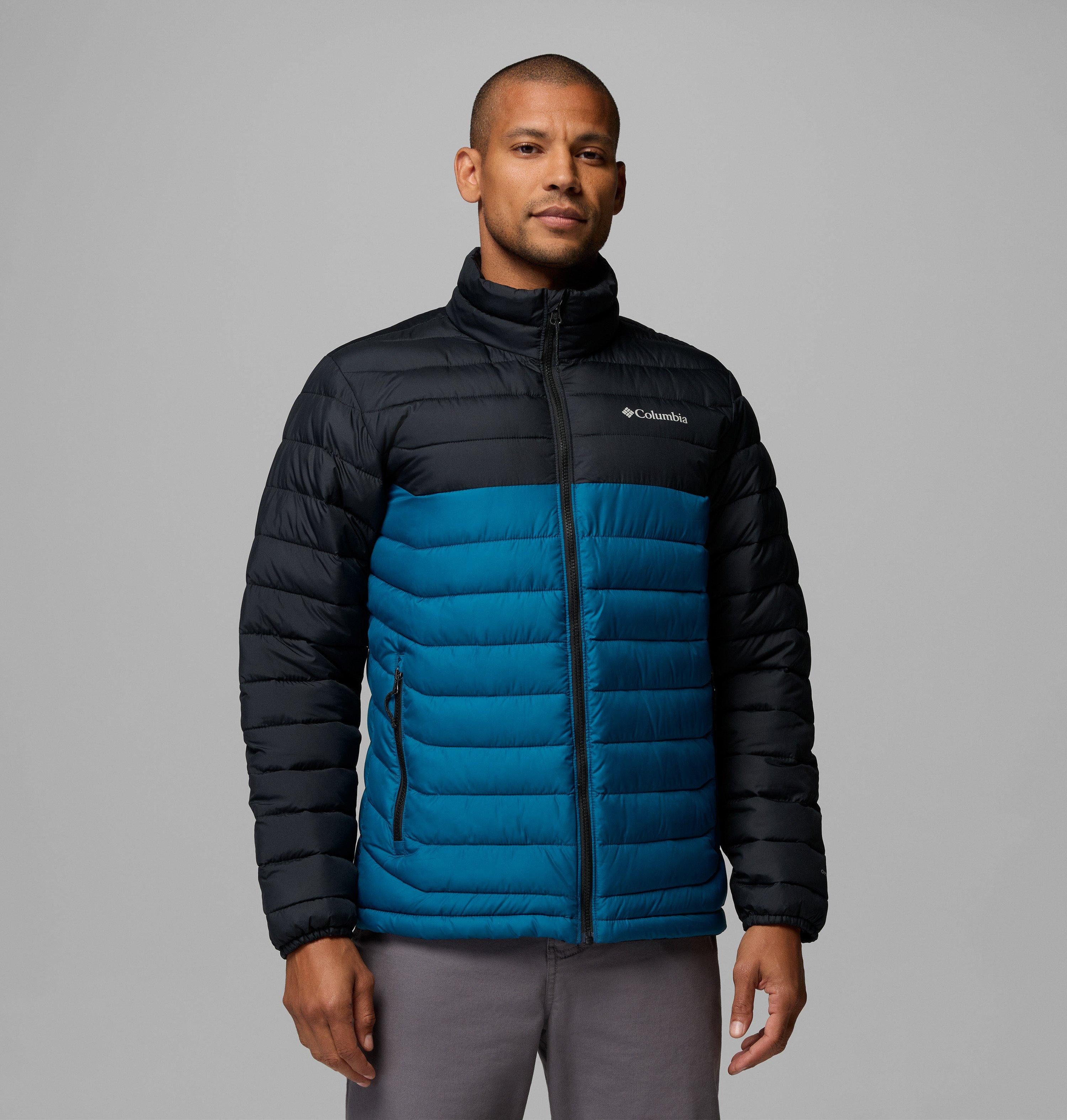 Columbia Steppjacke Powder Lite II Jacket mit fester, verstellbarer Kapuze, wasserabweisend, windabweisend