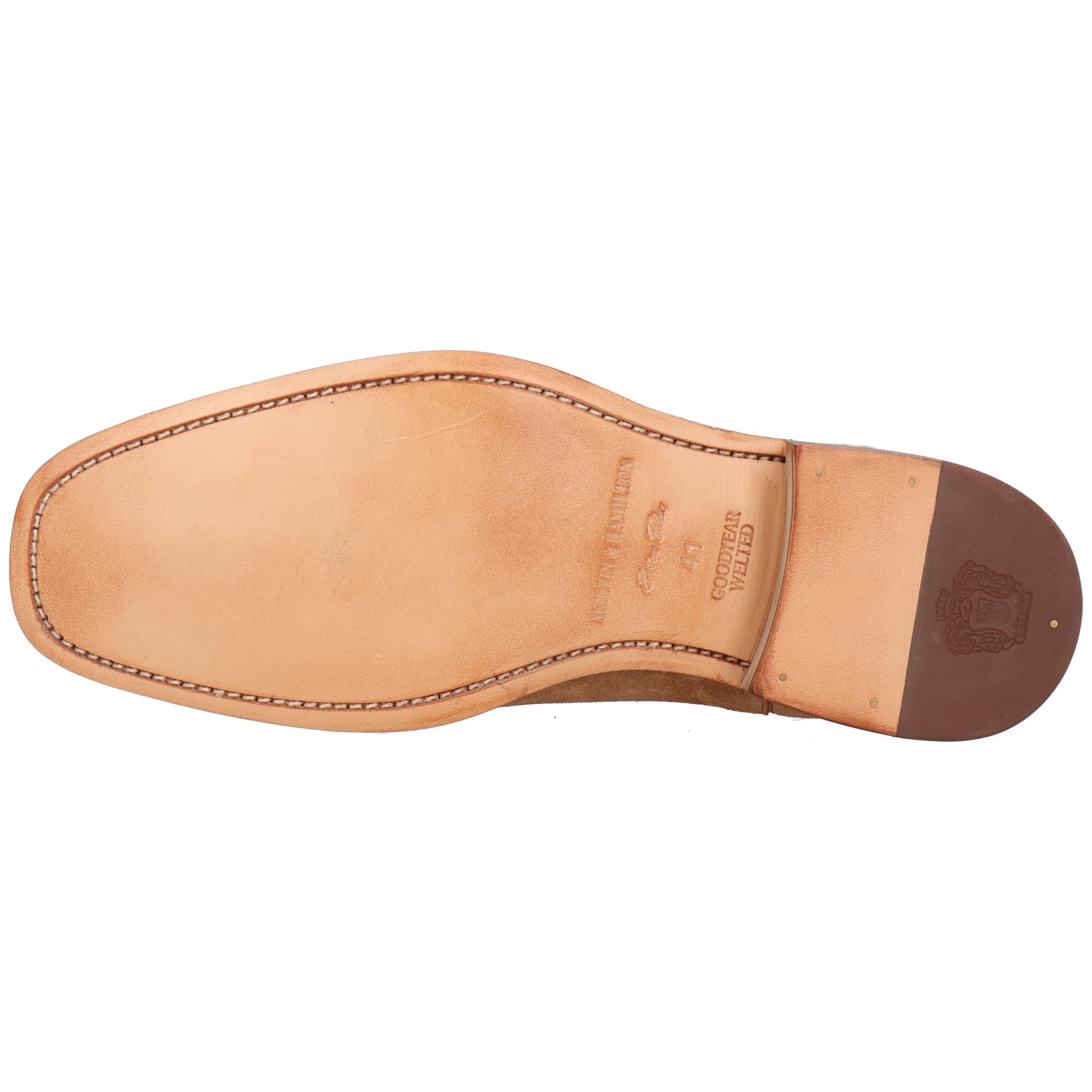 Melvin & Hamilton Wayne 1 Leder-Chelsea Boots für Herren Stiefelette Flache Absätze, Echtes Leder, Goodyear