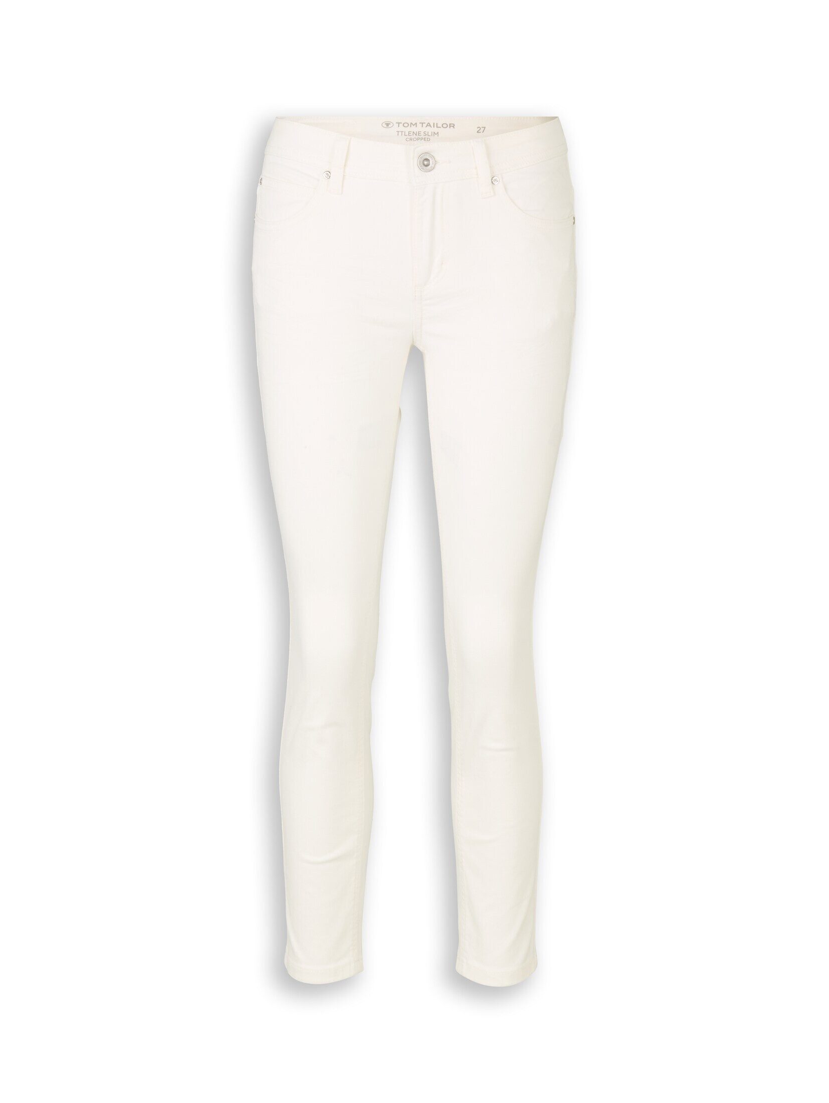 TOM TAILOR Slim-fit-Jeans Jeanshosen TTLENE SLIM CROPPED Jeans