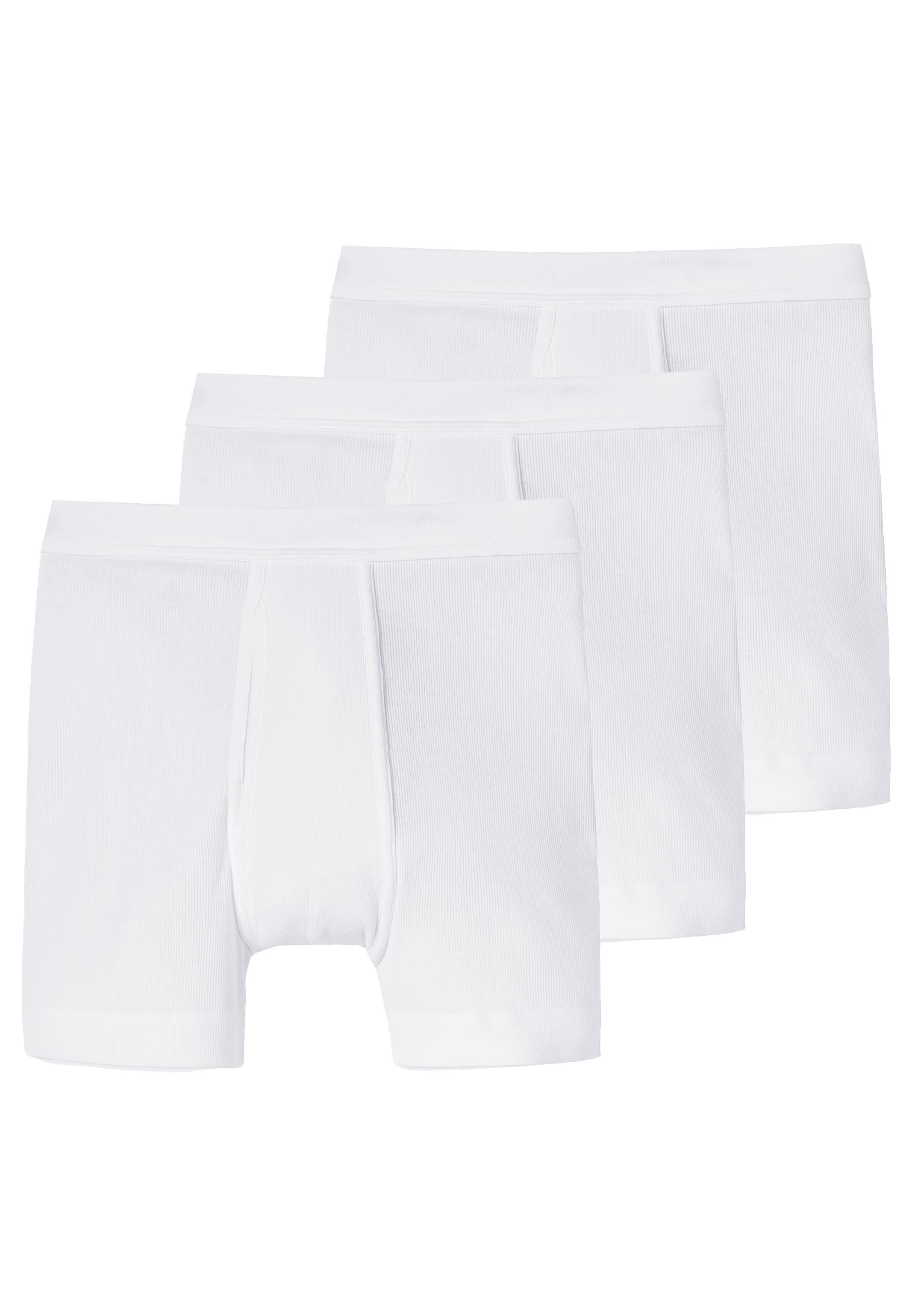 Schiesser Retro Boxer 3er Pack Essentials Doppelripp (Spar-Set, 3-St) Long günstig online kaufen