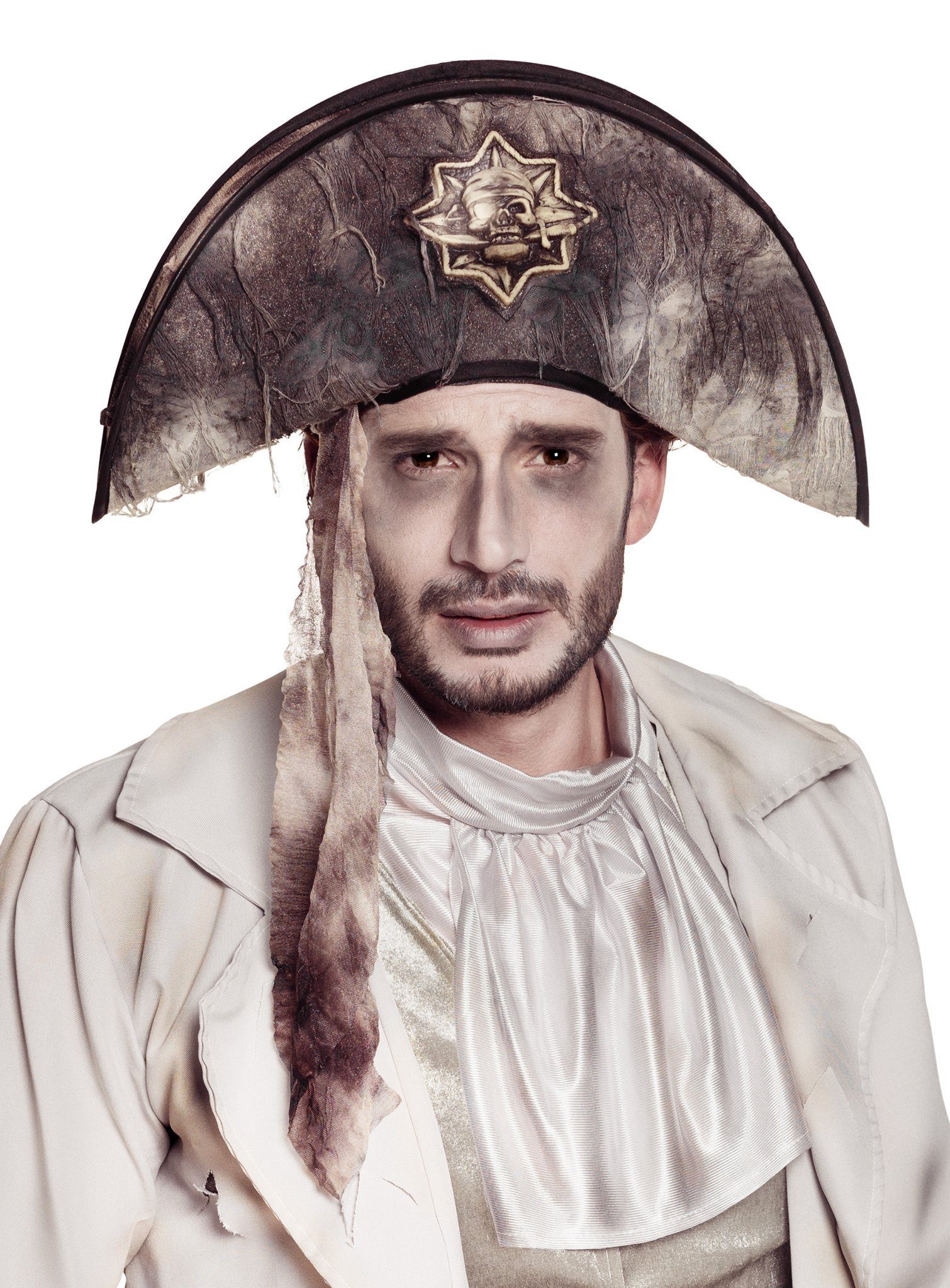 Boland Kostüm »Zombie Pirat Dreispitz«, Grauer Hut für Piraten des Grauens  online kaufen | OTTO