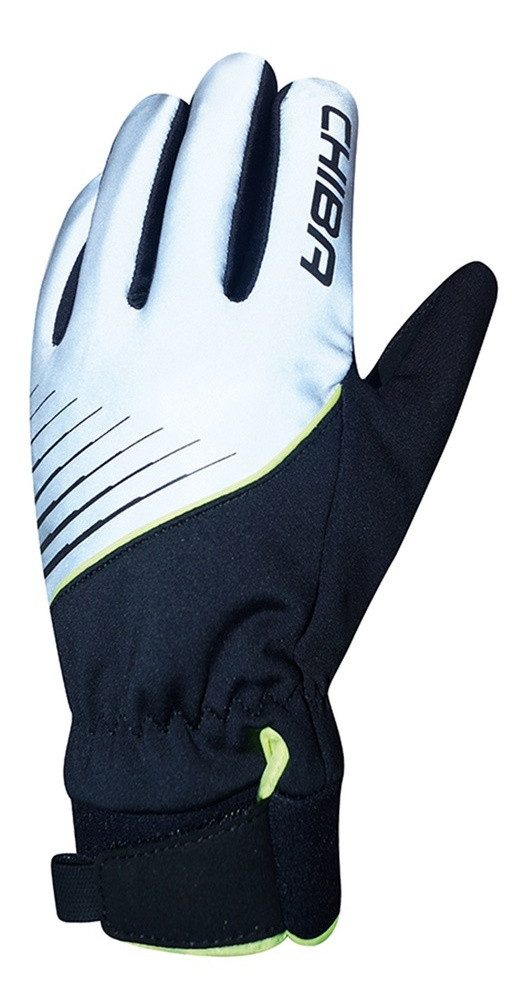 Chiba Fahrradhandschuhe Waterproof (wasserdicht. reflektierend) silber/schwarz Kinder - 1 Paar
