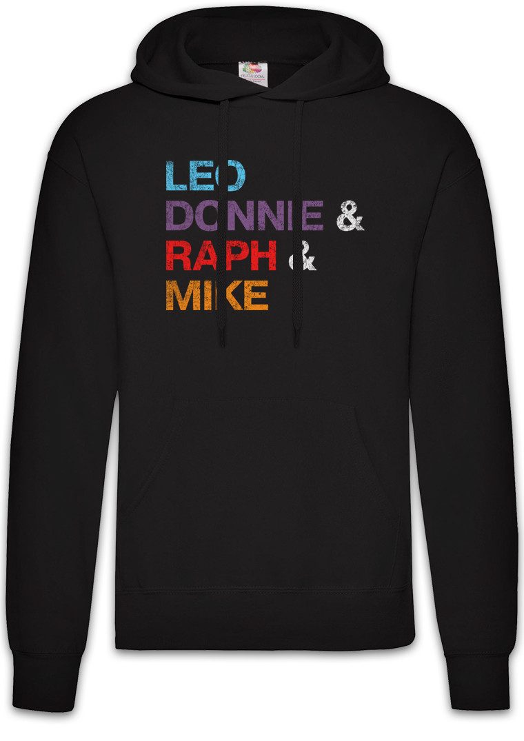 Hoodie Leo Donnie & Raph & Mike Herren Hoodie Teenage Mutant TV Series