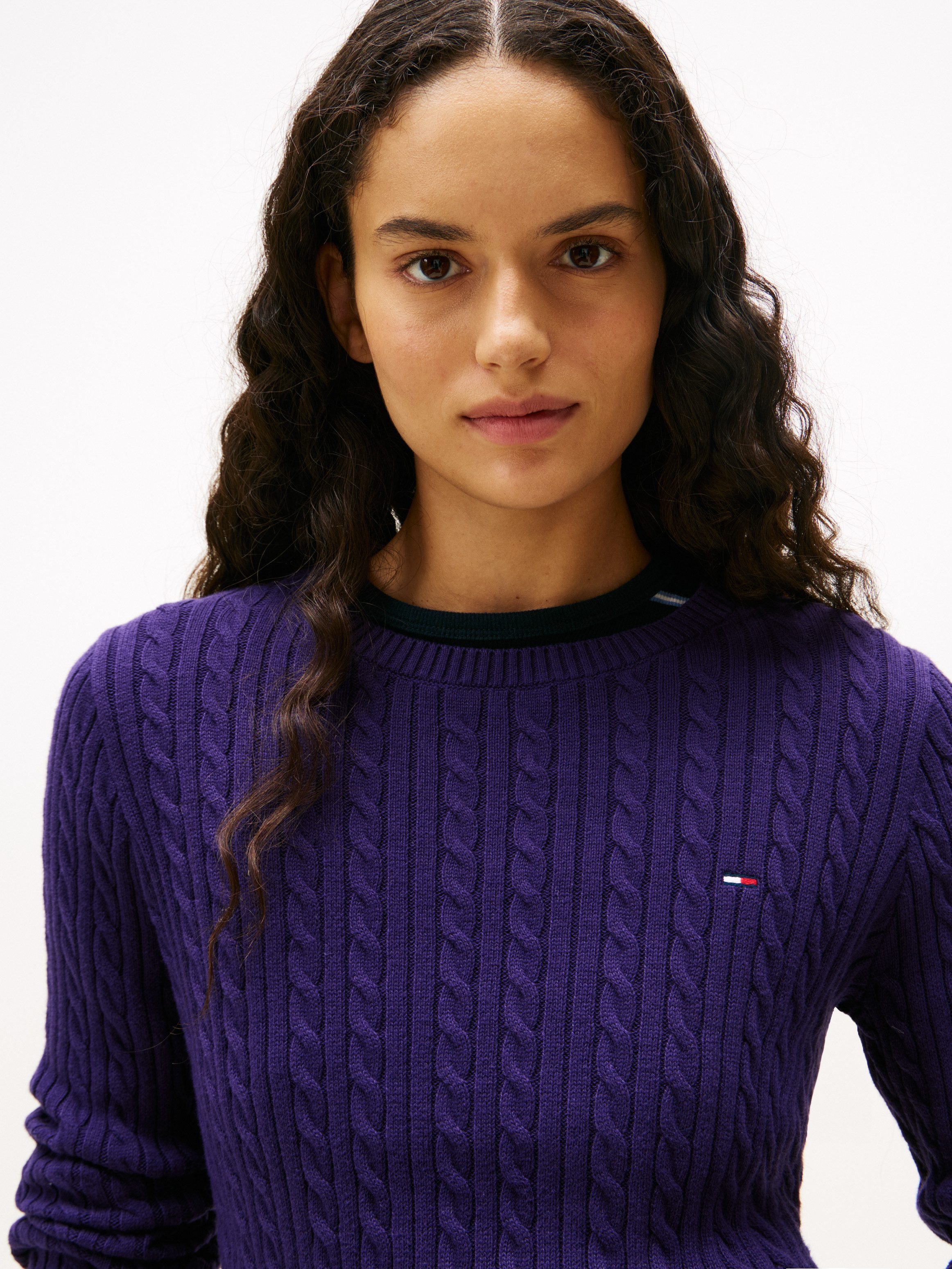 Tommy Jeans Strickpullover TJW CABLE ESSENTIAL günstig online kaufen