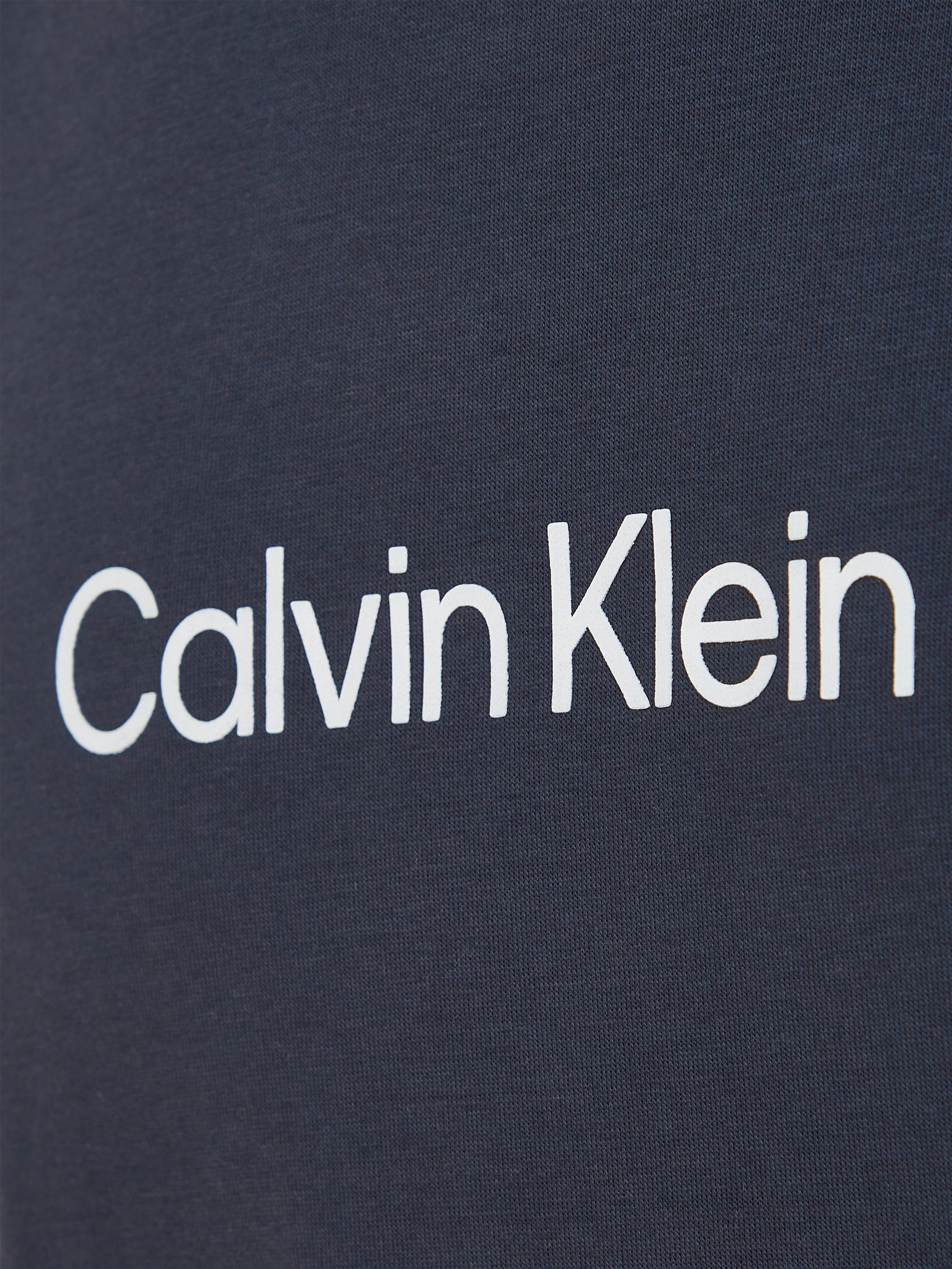Calvin T-Shirt Night mit HERO Markenlabel T-SHIRT aufgedrucktem Sky COMFORT LOGO Klein