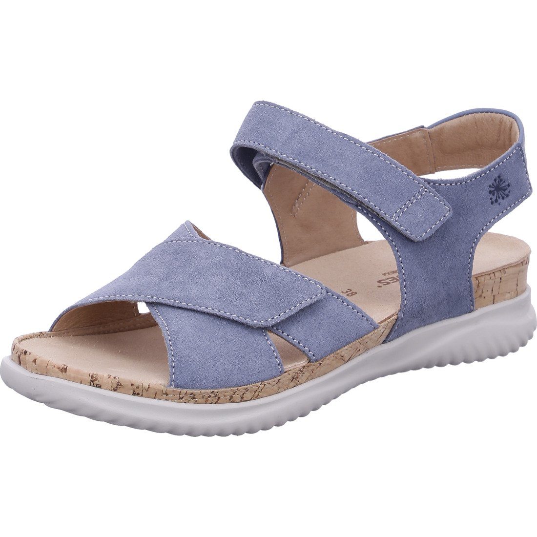 Hartjes Hartjes Schuhe, Sandalette Breeze - Velours Sandalette blau 048731