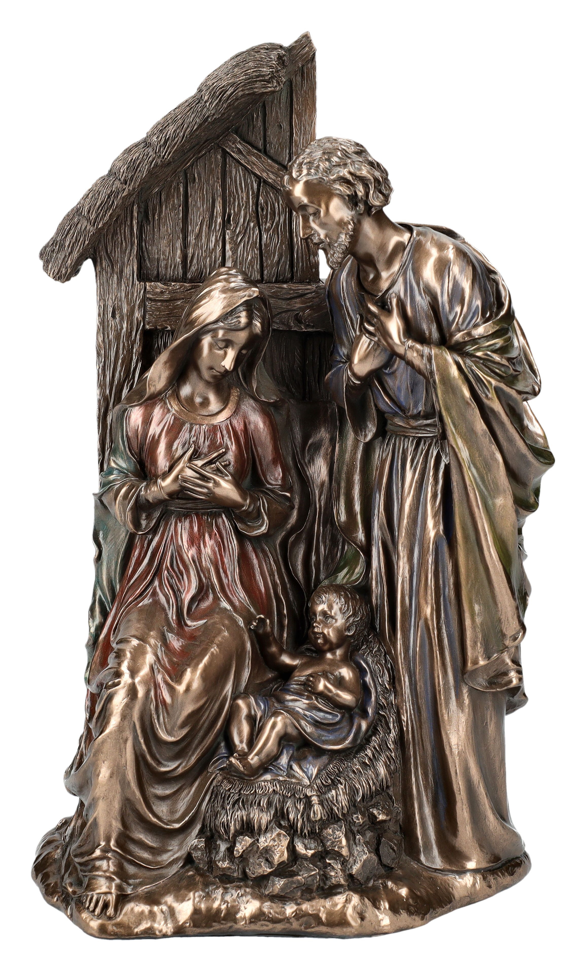 Figuren Shop GmbH Dekofigur Die Heilige Familie Figur - Maria Josef Jesus - Veronese - Dekofigur