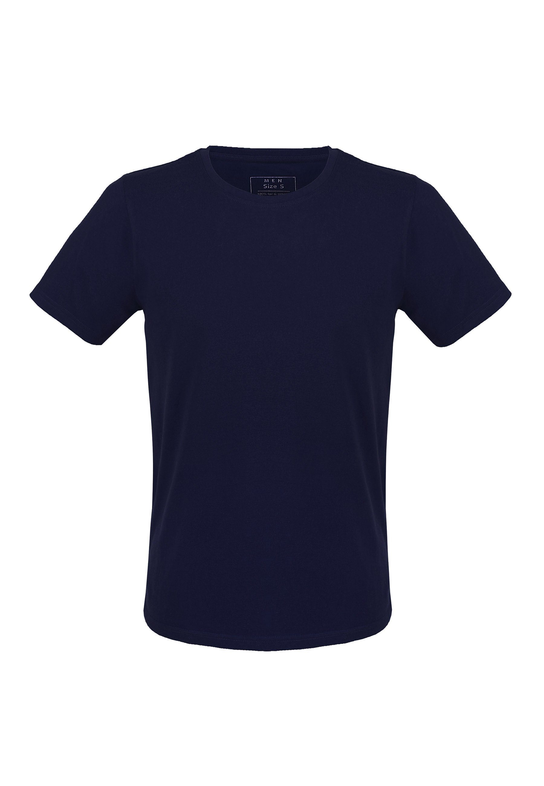 navy T-Shirt MELA Basic Kurzarmshirt