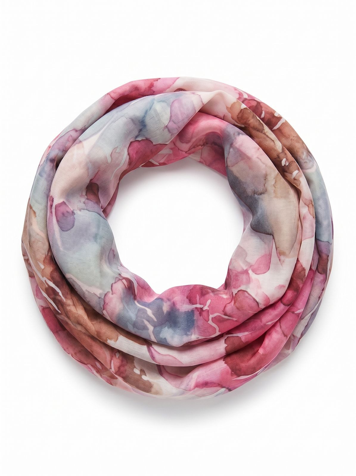 styleBREAKER Loop Aquarell Loop Floral, (1-St)