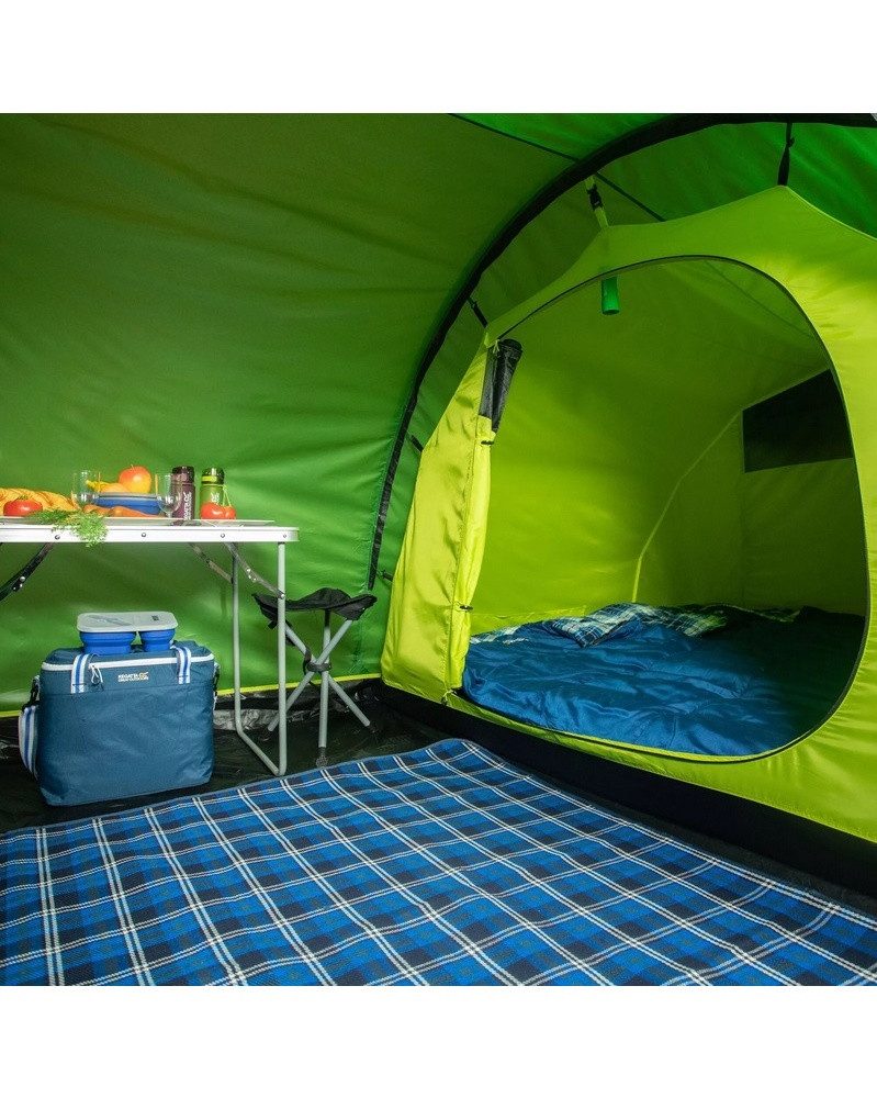 Regatta Kuppelzelt Campingzelt Montegra - wasserabweisend, 2 Eingange, für 4 Personen, Personen: 4