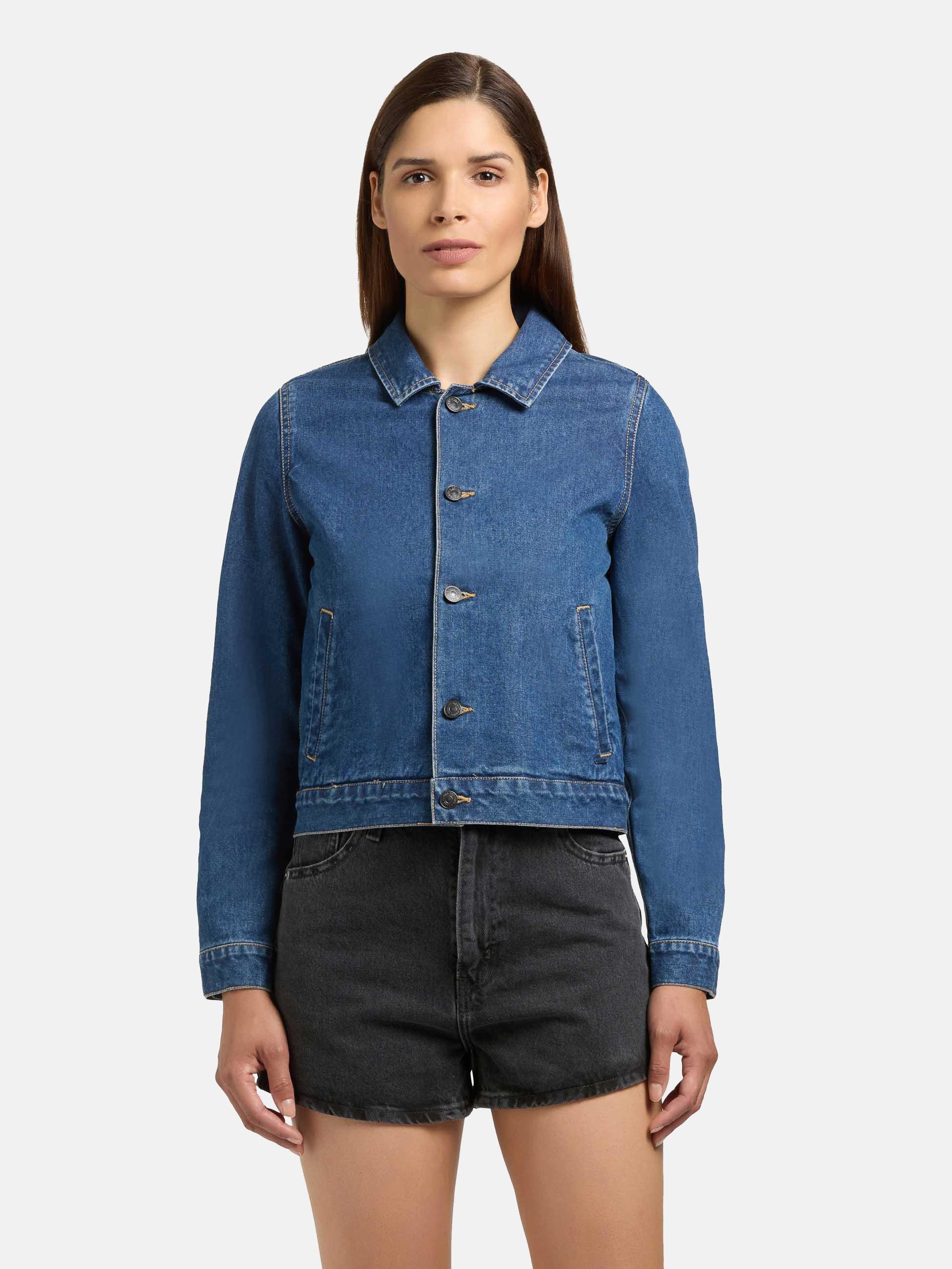 khujo Jeansjacke Renia Moderne Damen Denim-Jacke